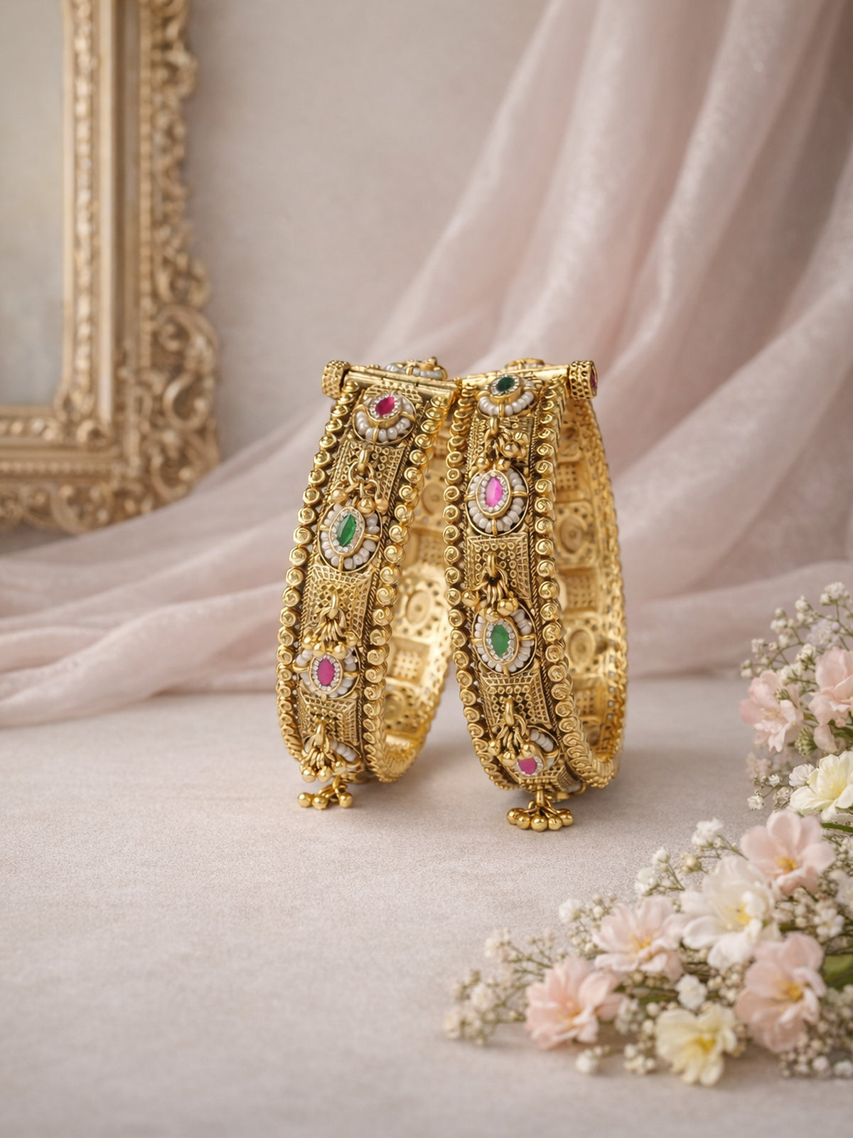 Nandini Classic Kada Bangles in Multi