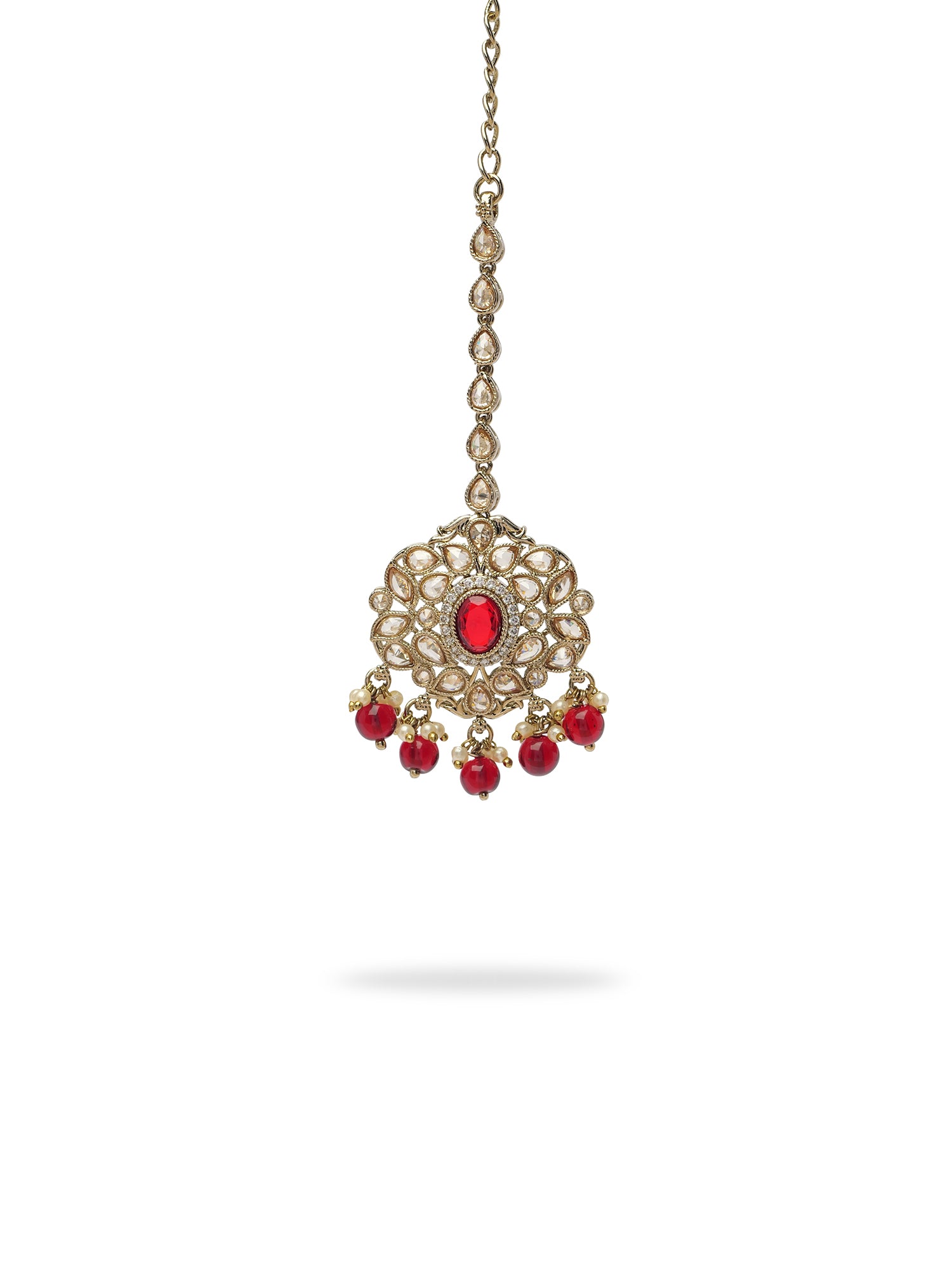Neelmani Choker Set in Maroon
