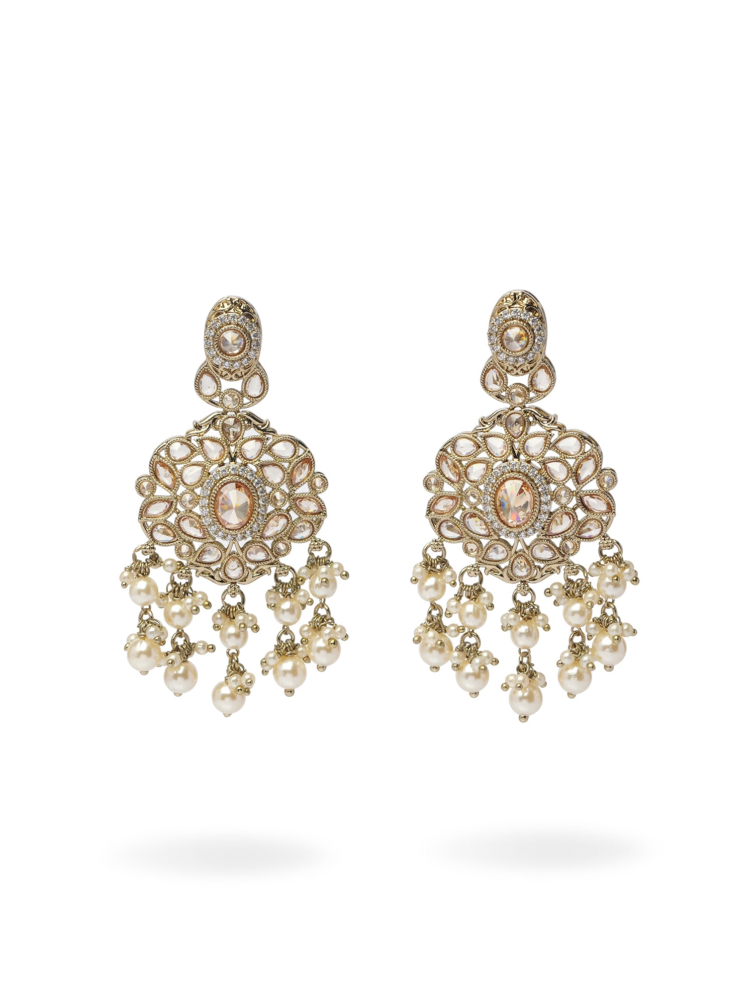 Neelmani Choker Set in Antique Gold