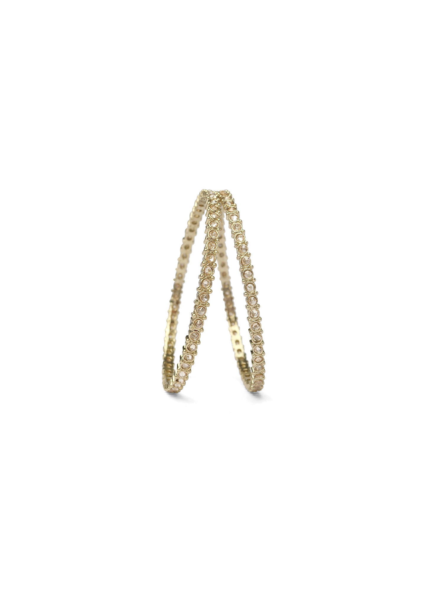Neeva Kada Bangles in Champagne