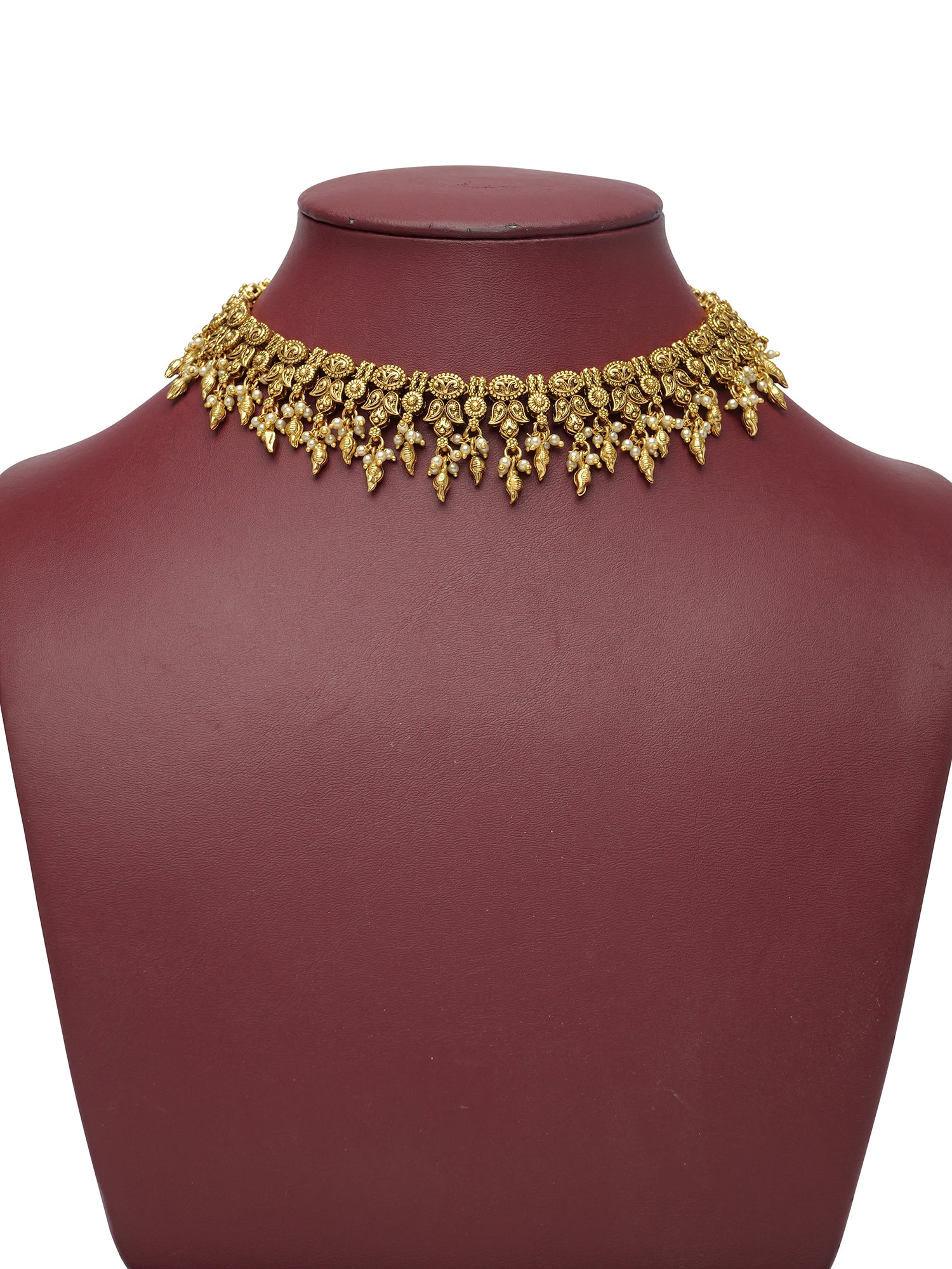 Nitya Classic Necklace Set in White