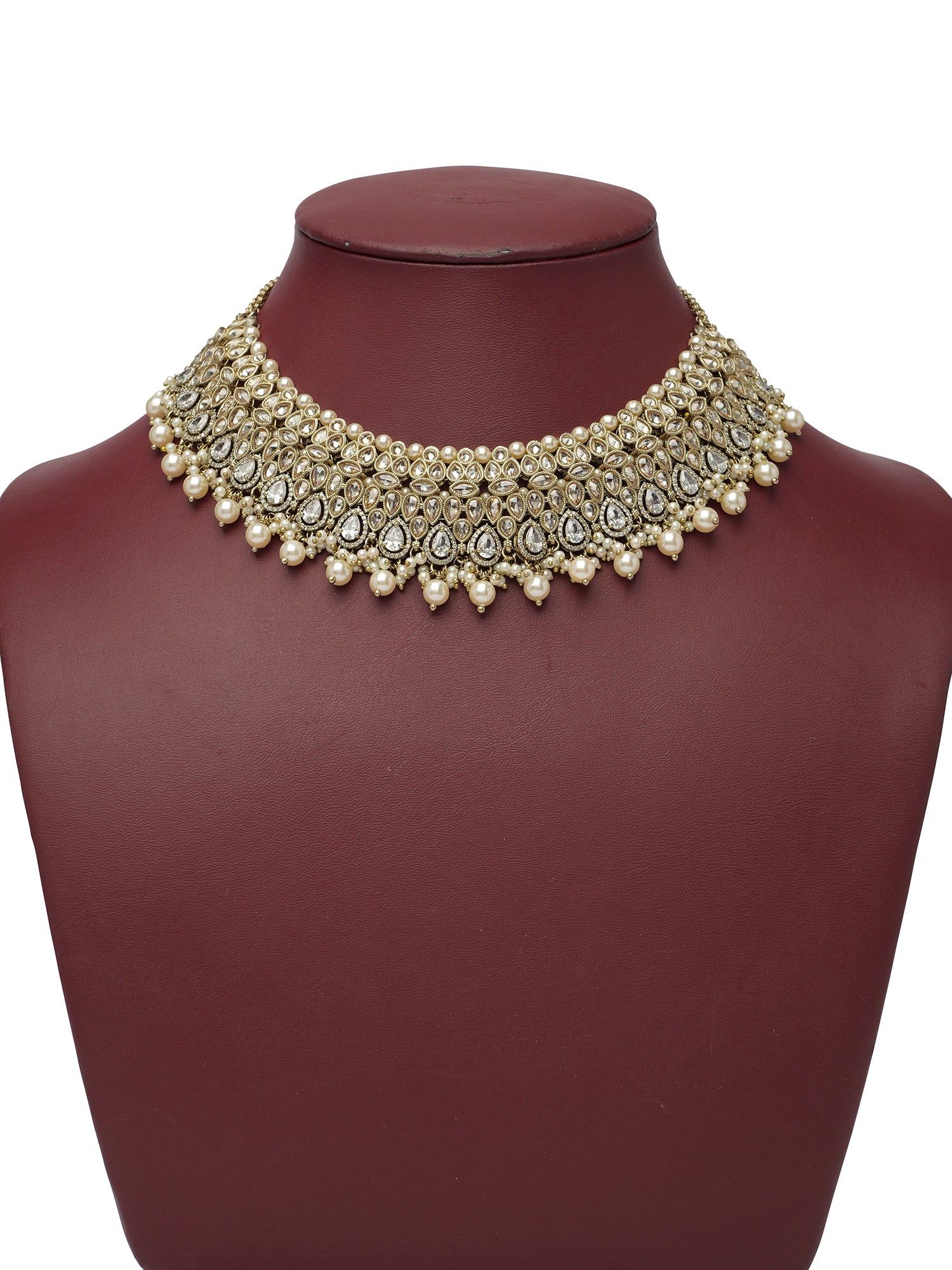 Nivedi Necklace Set in Champagne