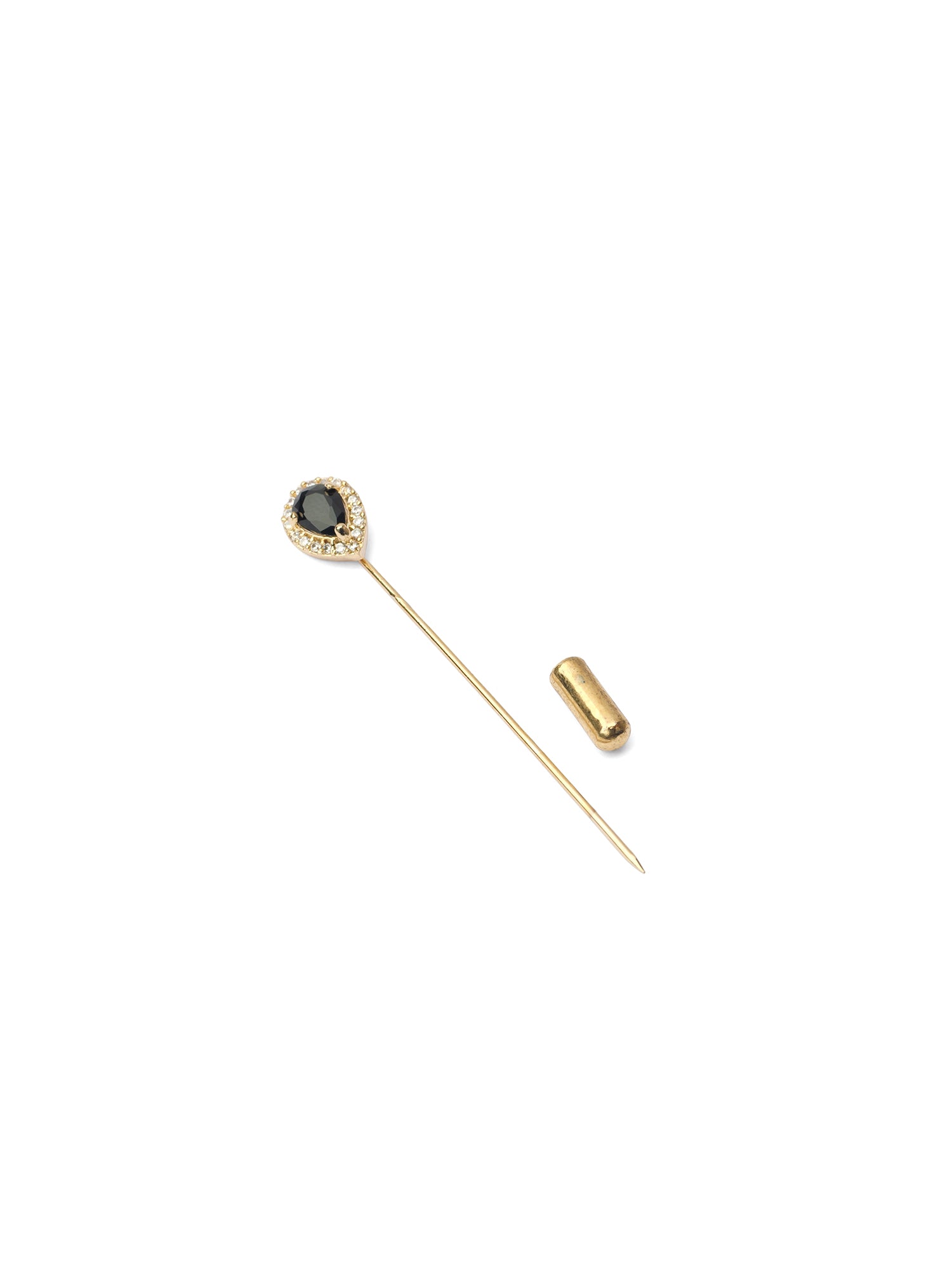 Nova Scarf Pin in Black
