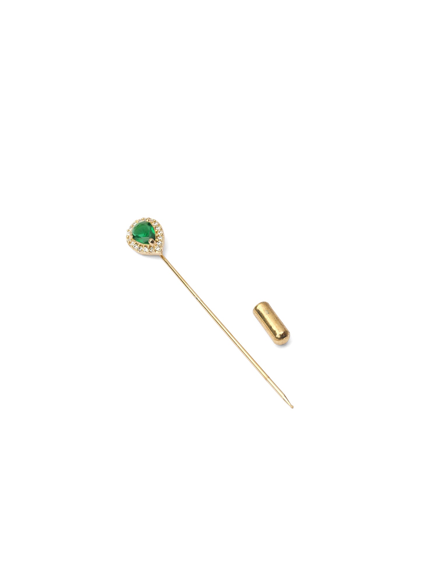 Nova Scarf Pin in Green