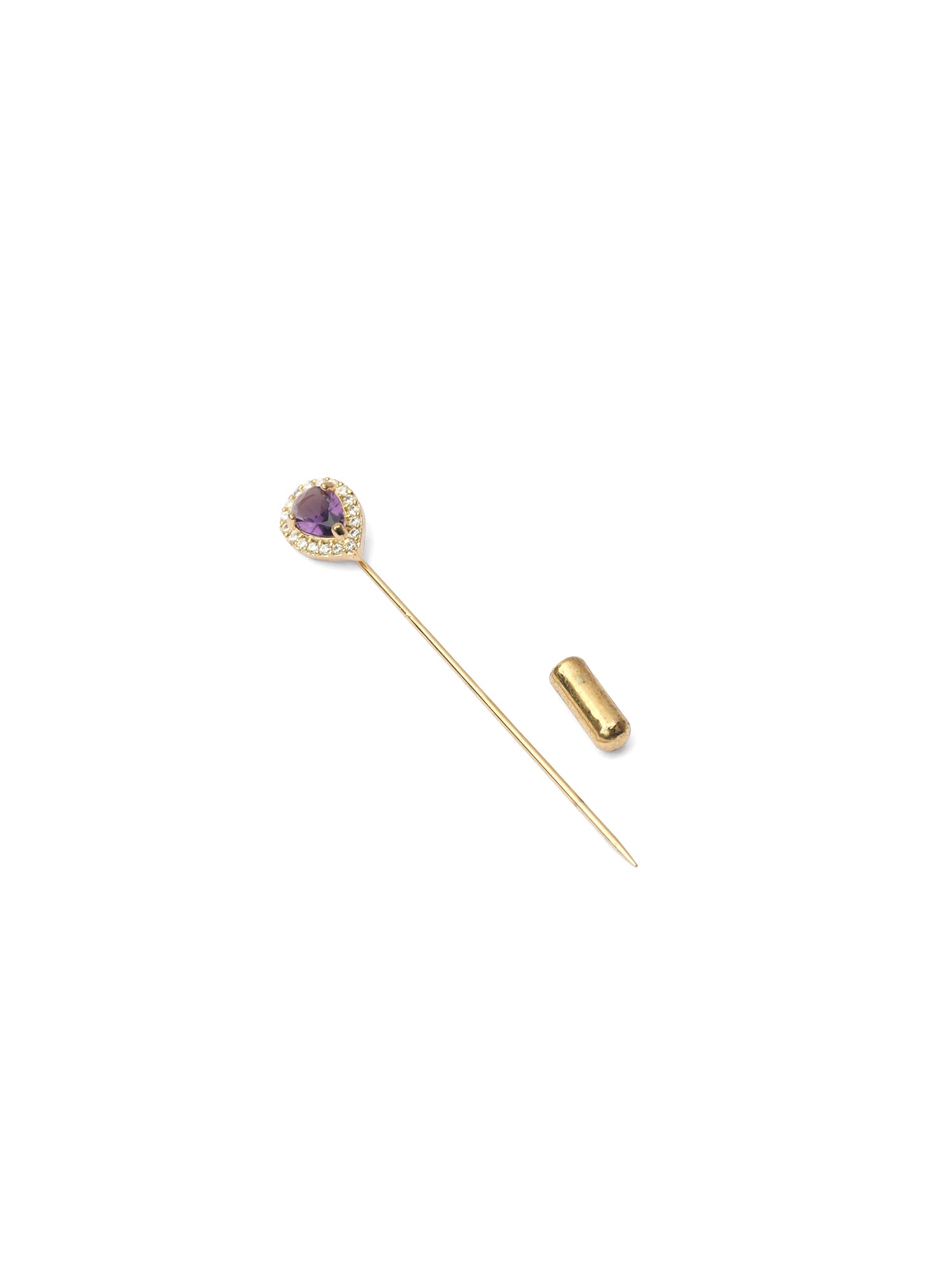 Nova Scarf Pin in Purple