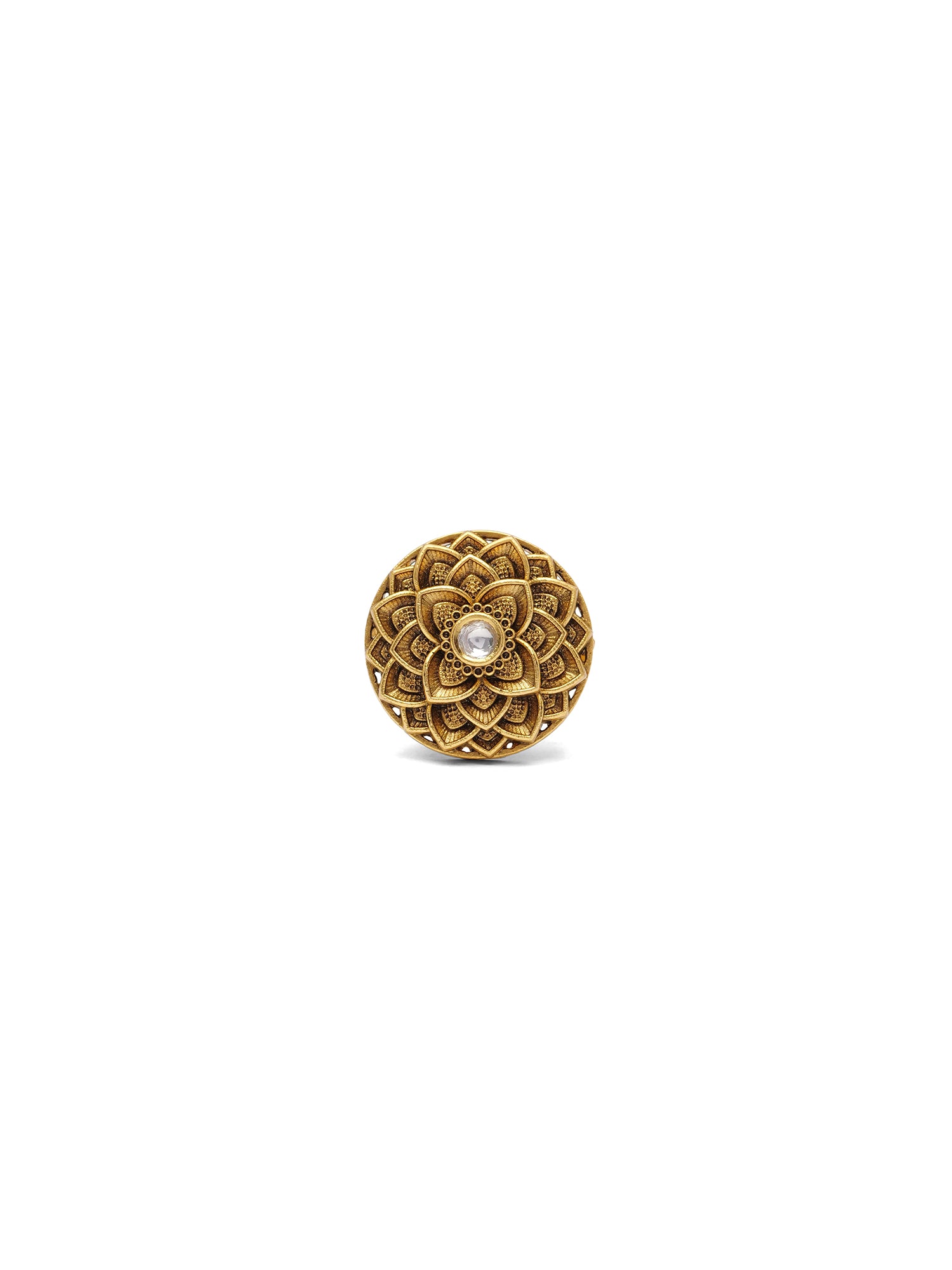 Padmini Classic Ring in White
