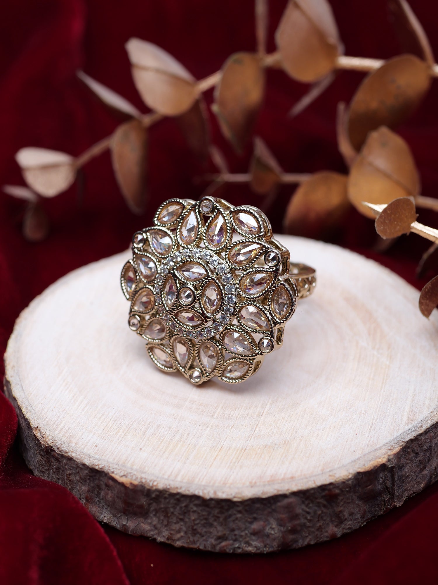 Pallavi Ring in Champagne