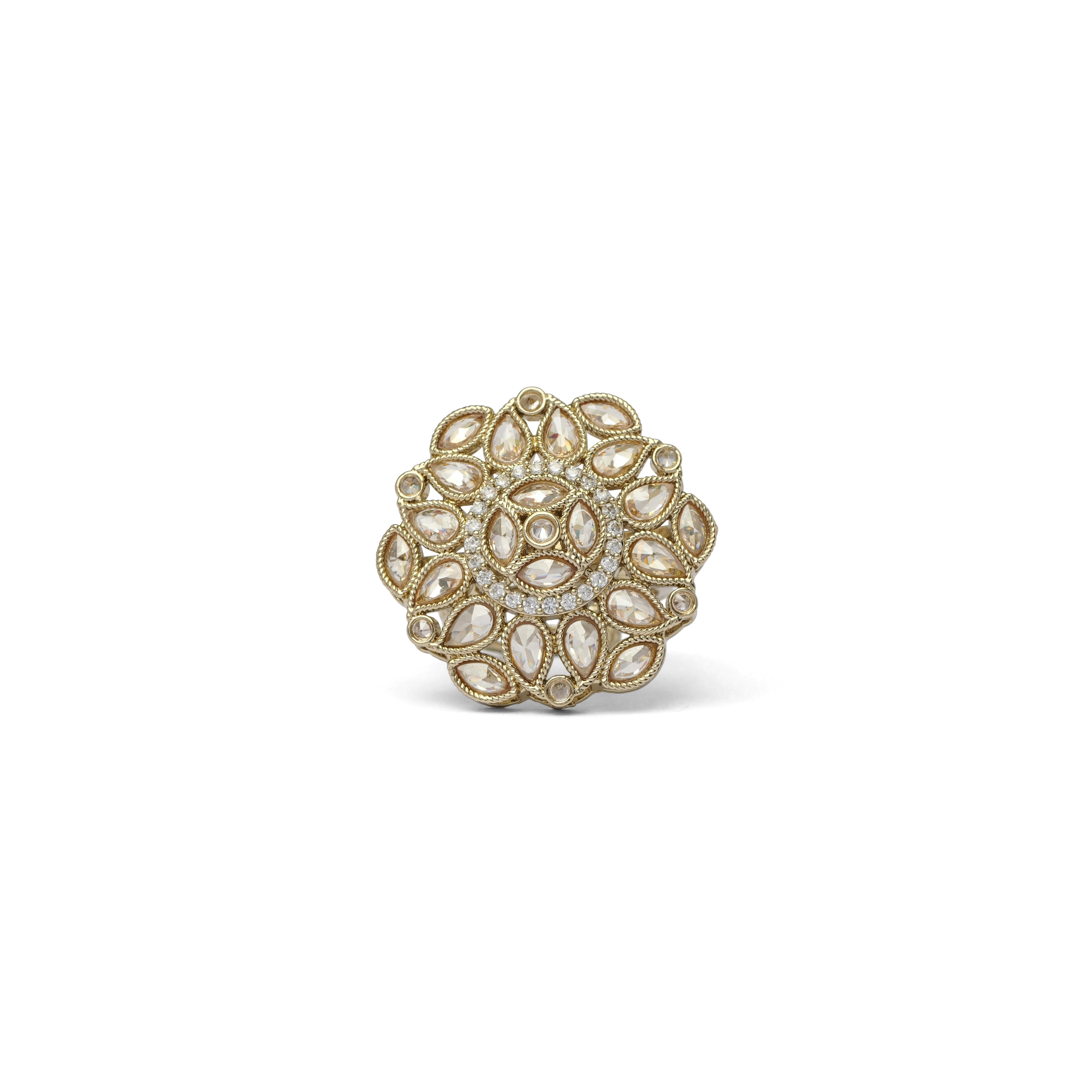 Pallavi Ring in Champagne