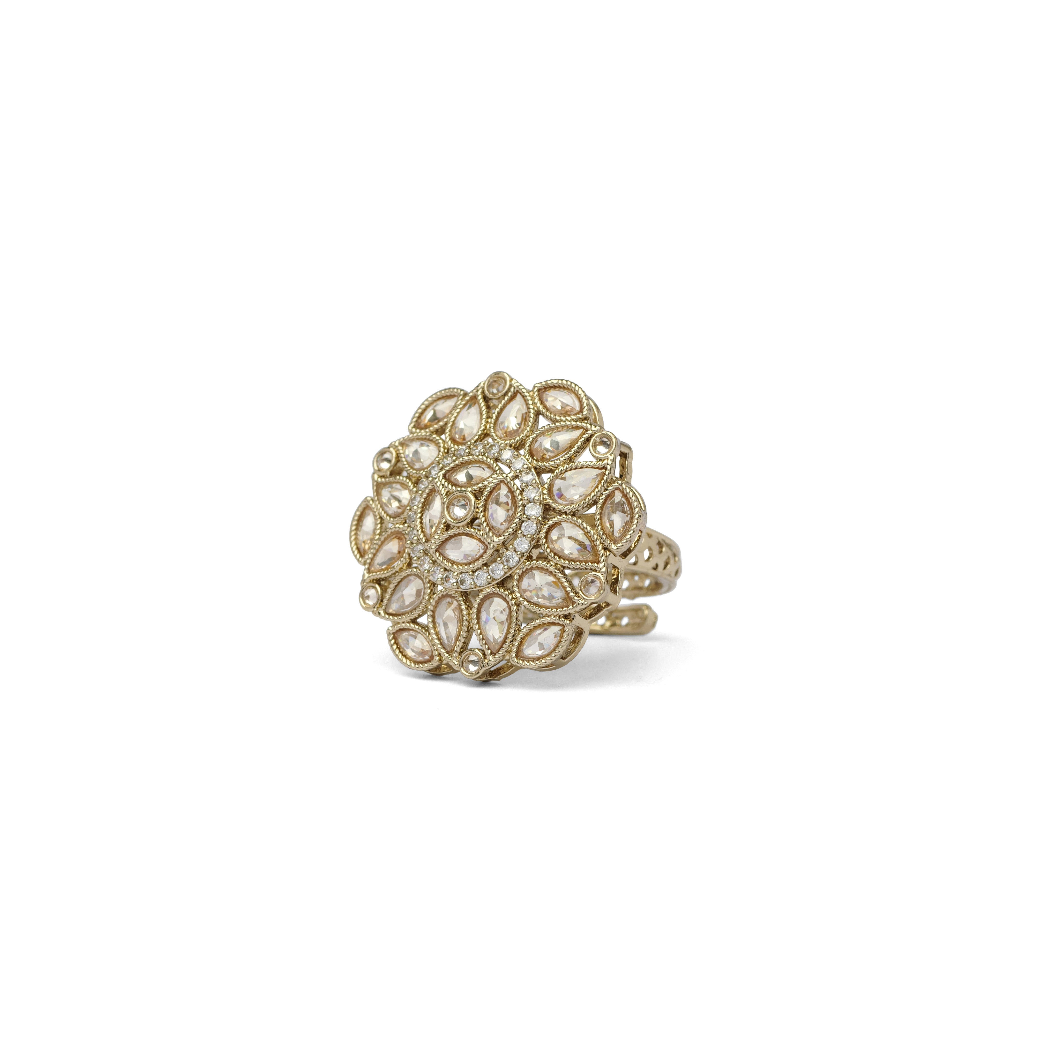 Pallavi Ring in Champagne