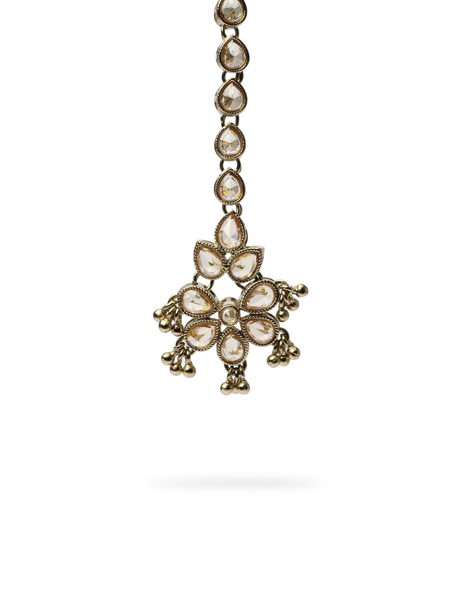 Pari Small Maang Tikka in Antique Gold