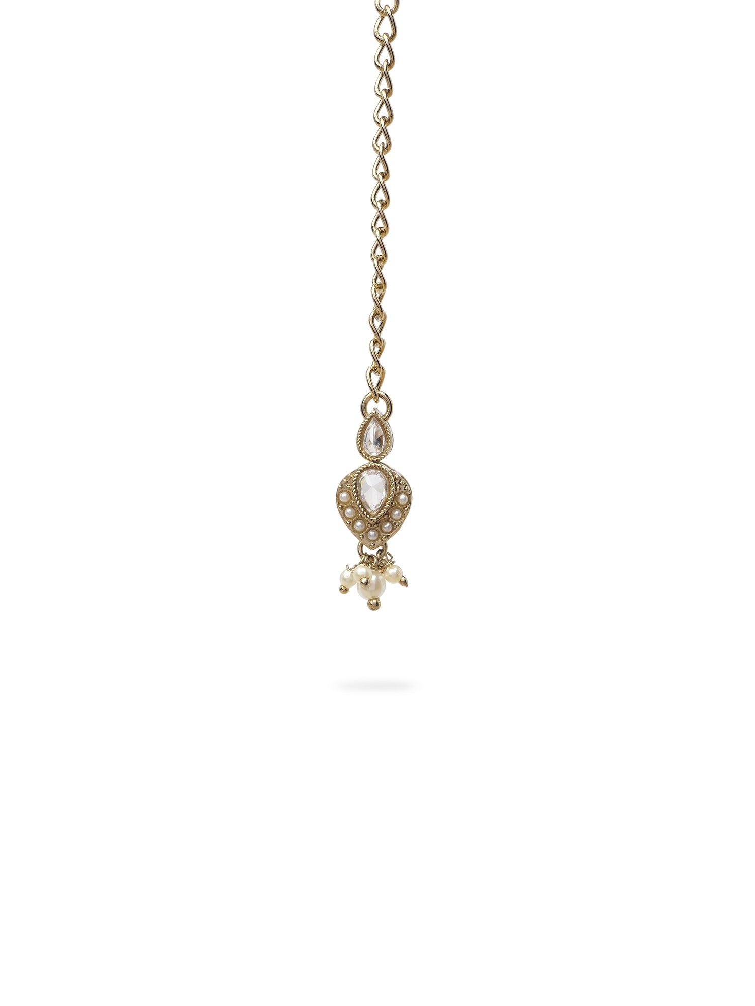 Parveen Necklace Set in White