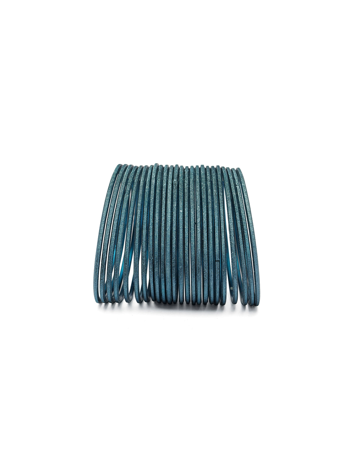 Peacock Blue Shimmer Bangles
