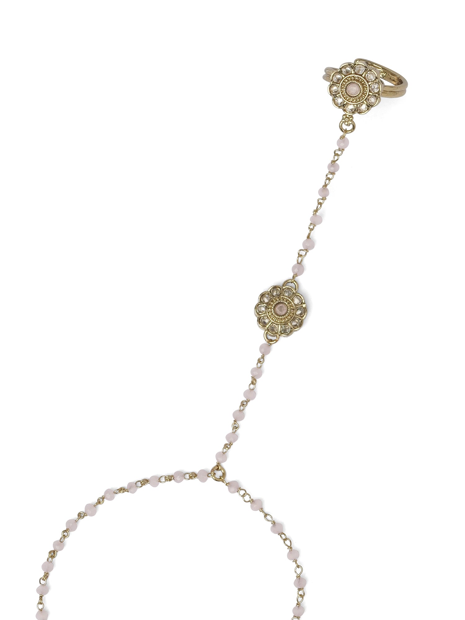 Phool Hand Chain in Light Pink