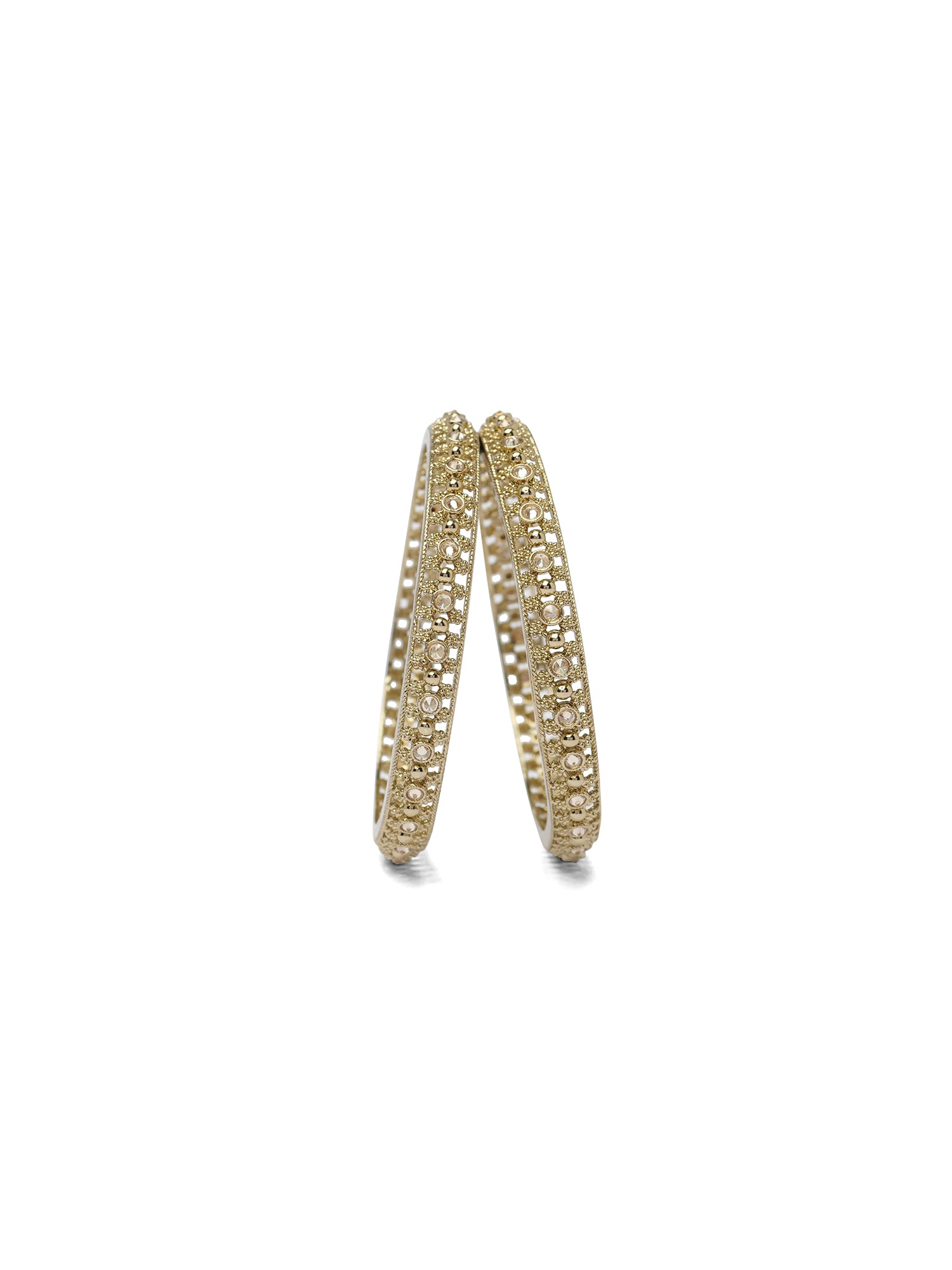 Pia Kada Bangles in Antique Gold