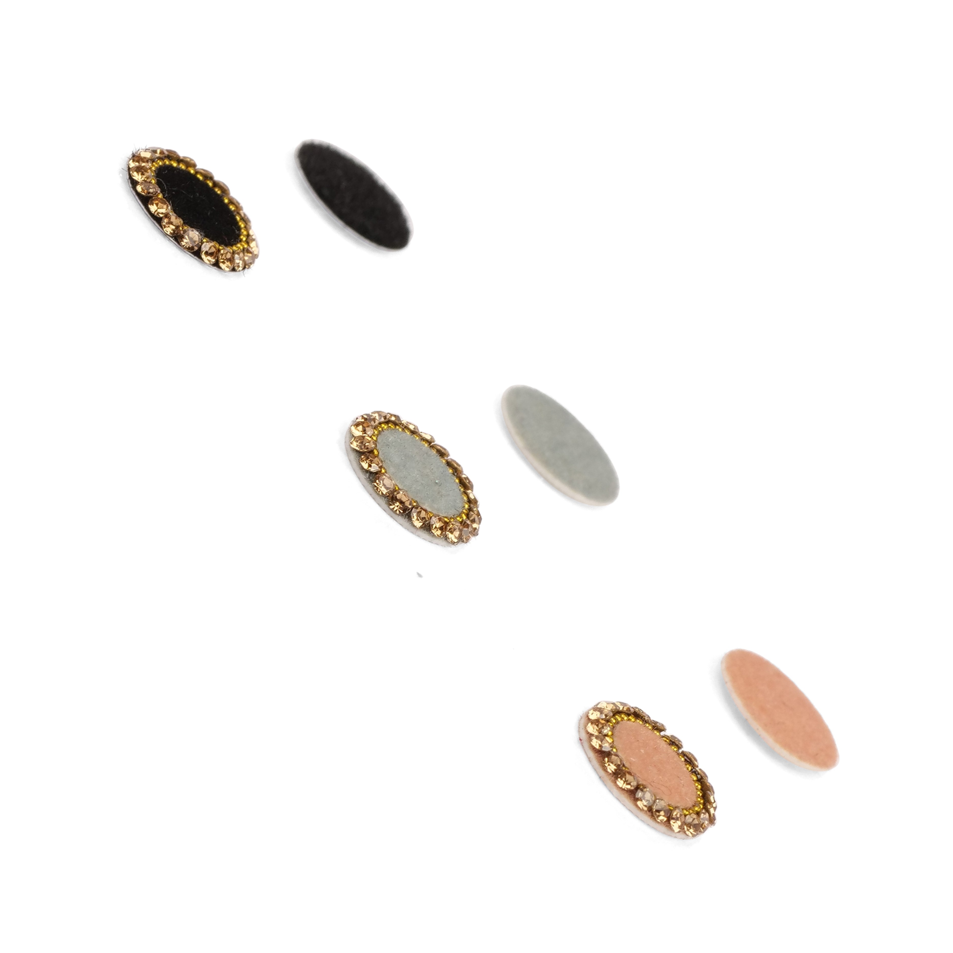 Round Tonal Black Bindi