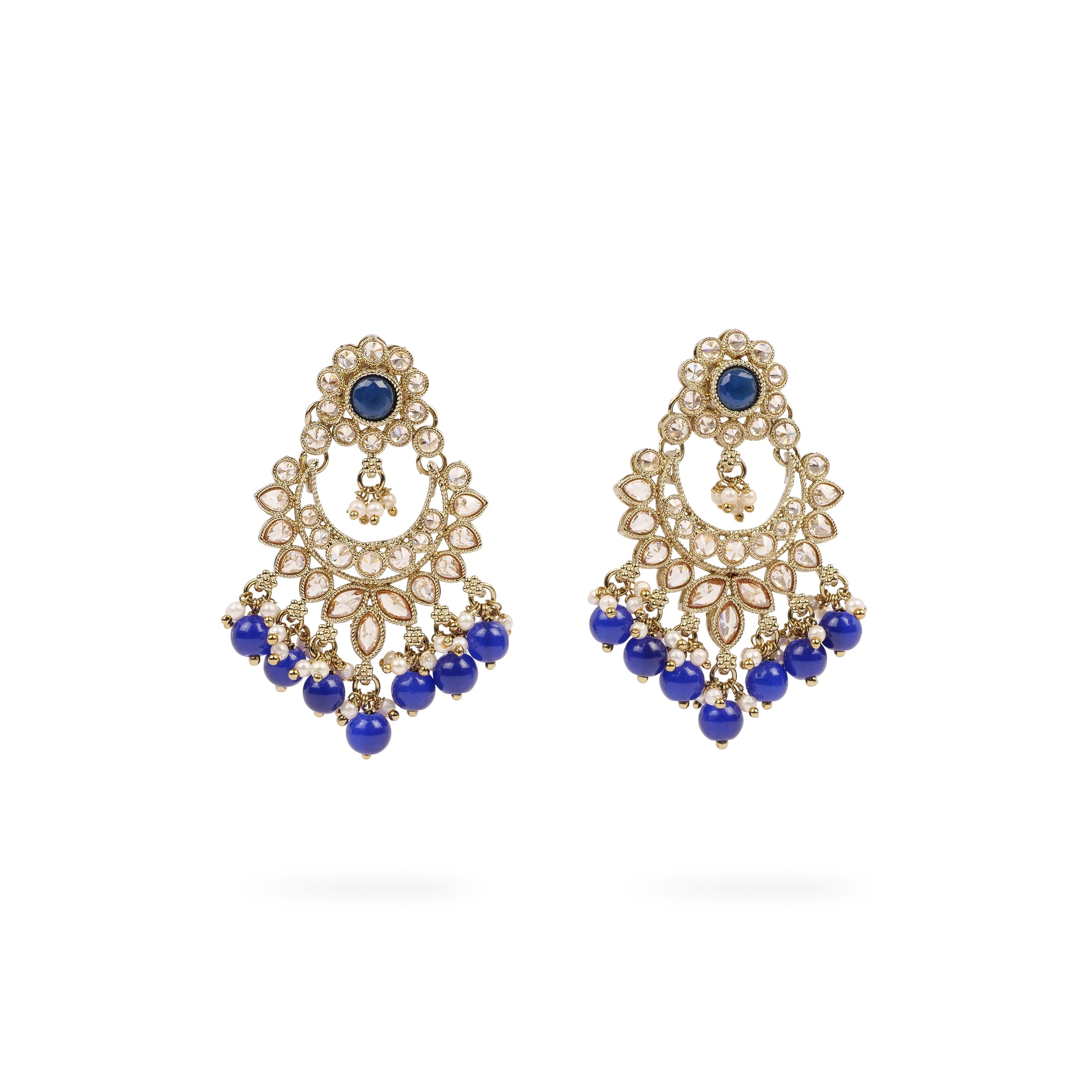 Arana Necklace Set in Blue