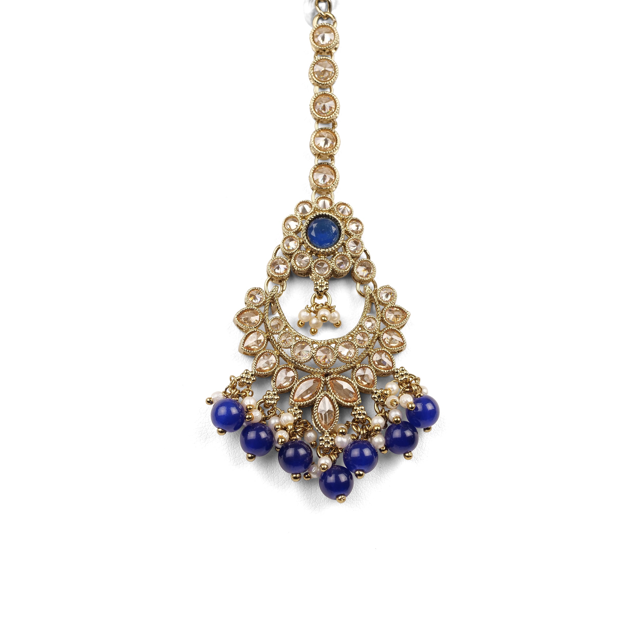 Arana Necklace Set in Blue