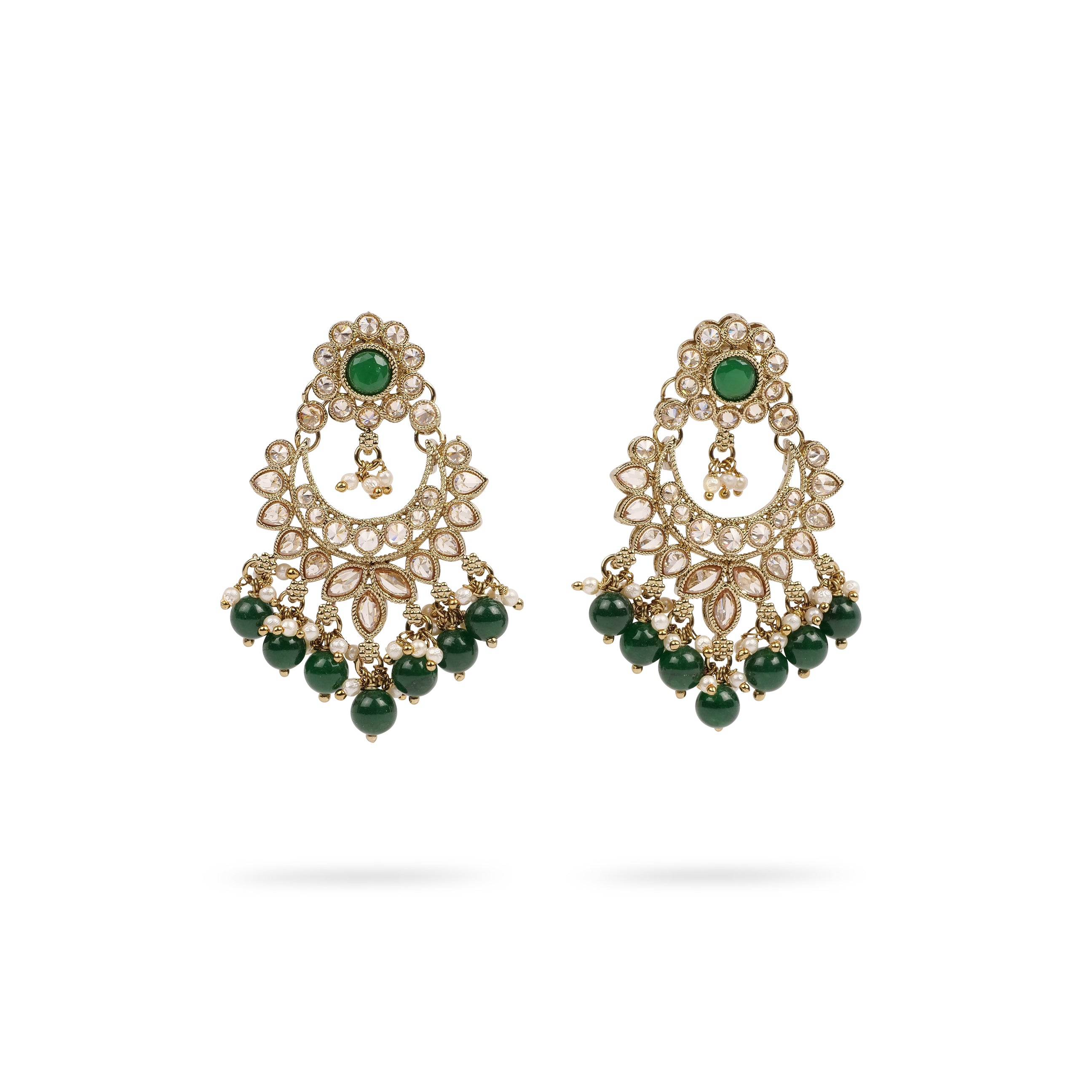 Arana Necklace Set in Green