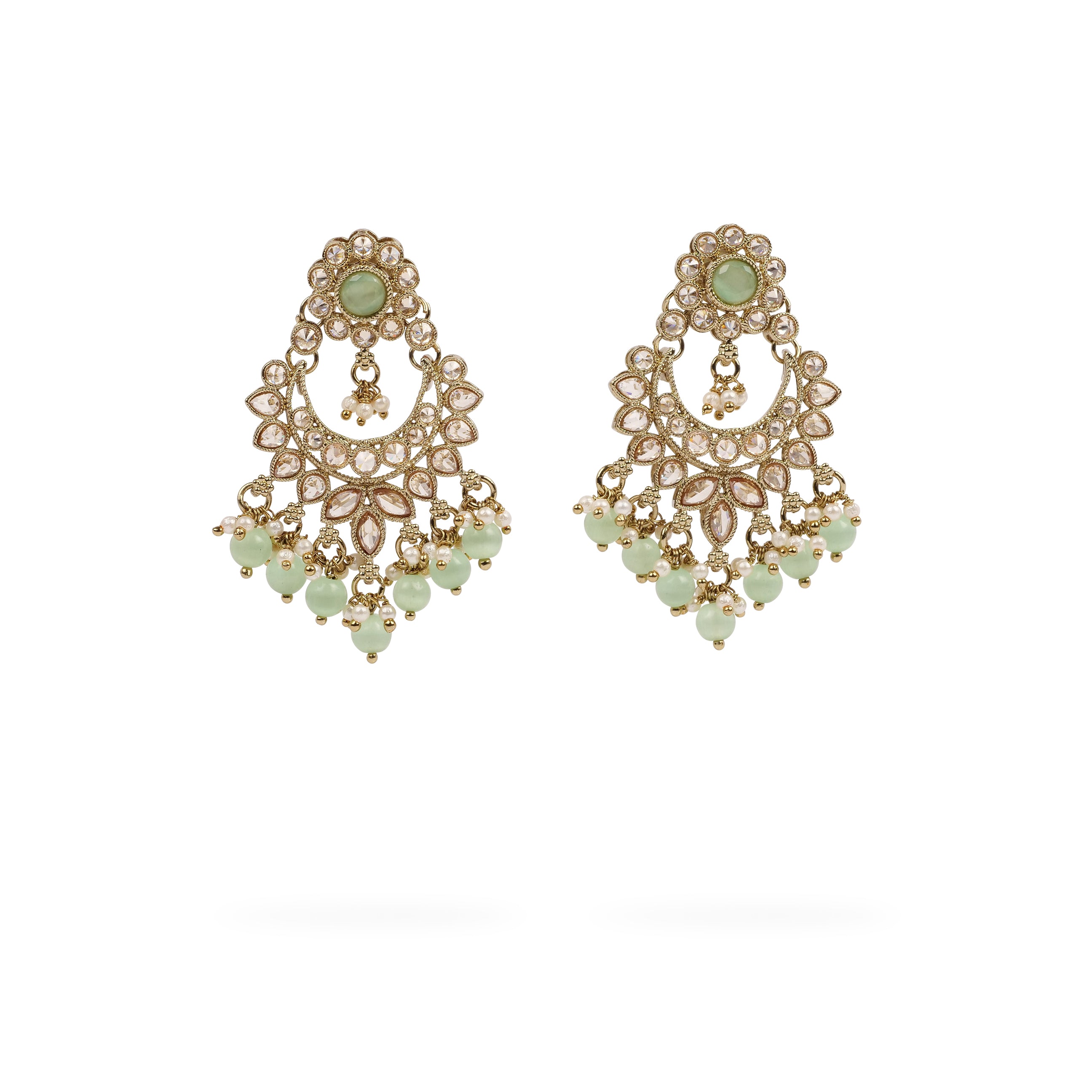 Arana Necklace Set in Mint