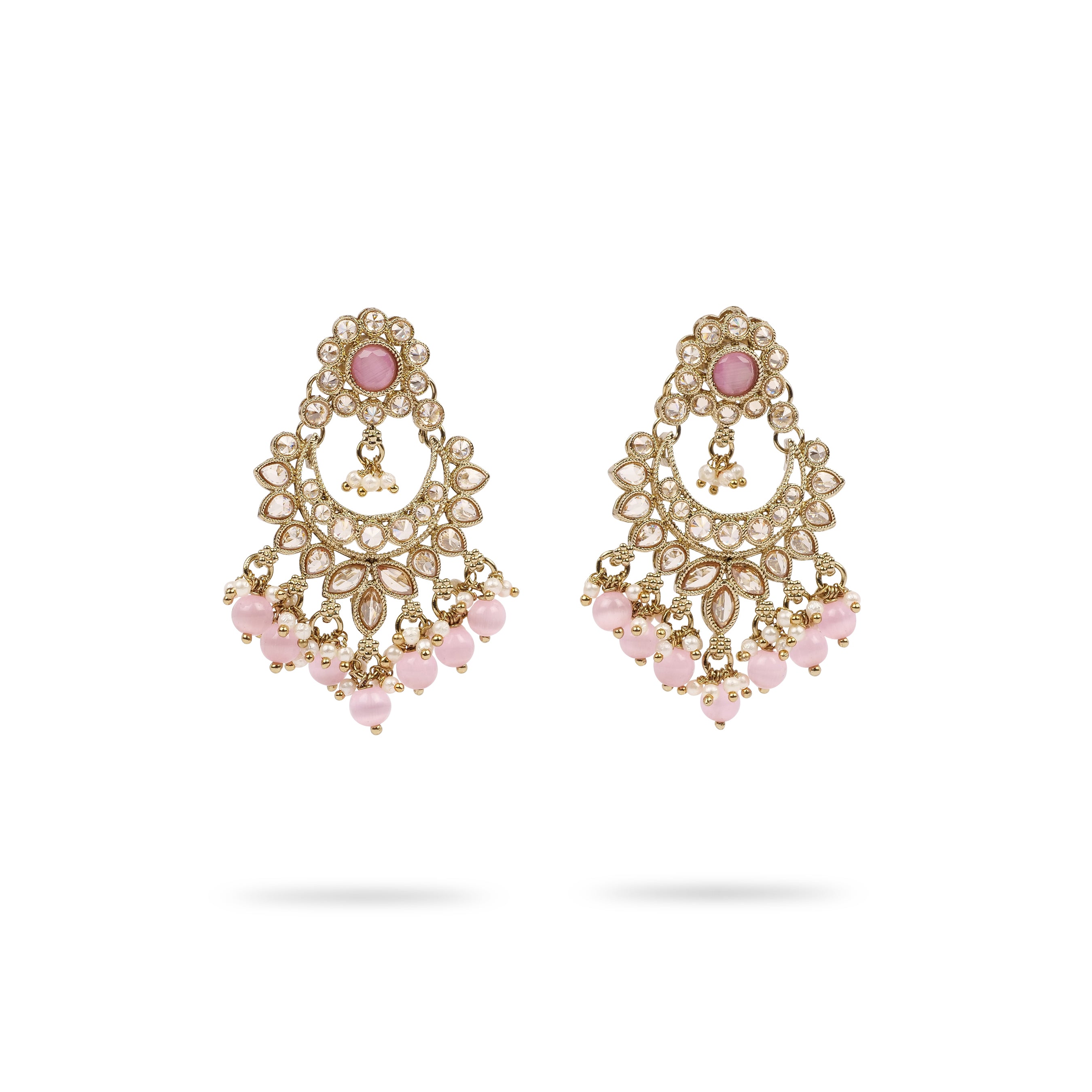 Arana Necklace Set in Pink