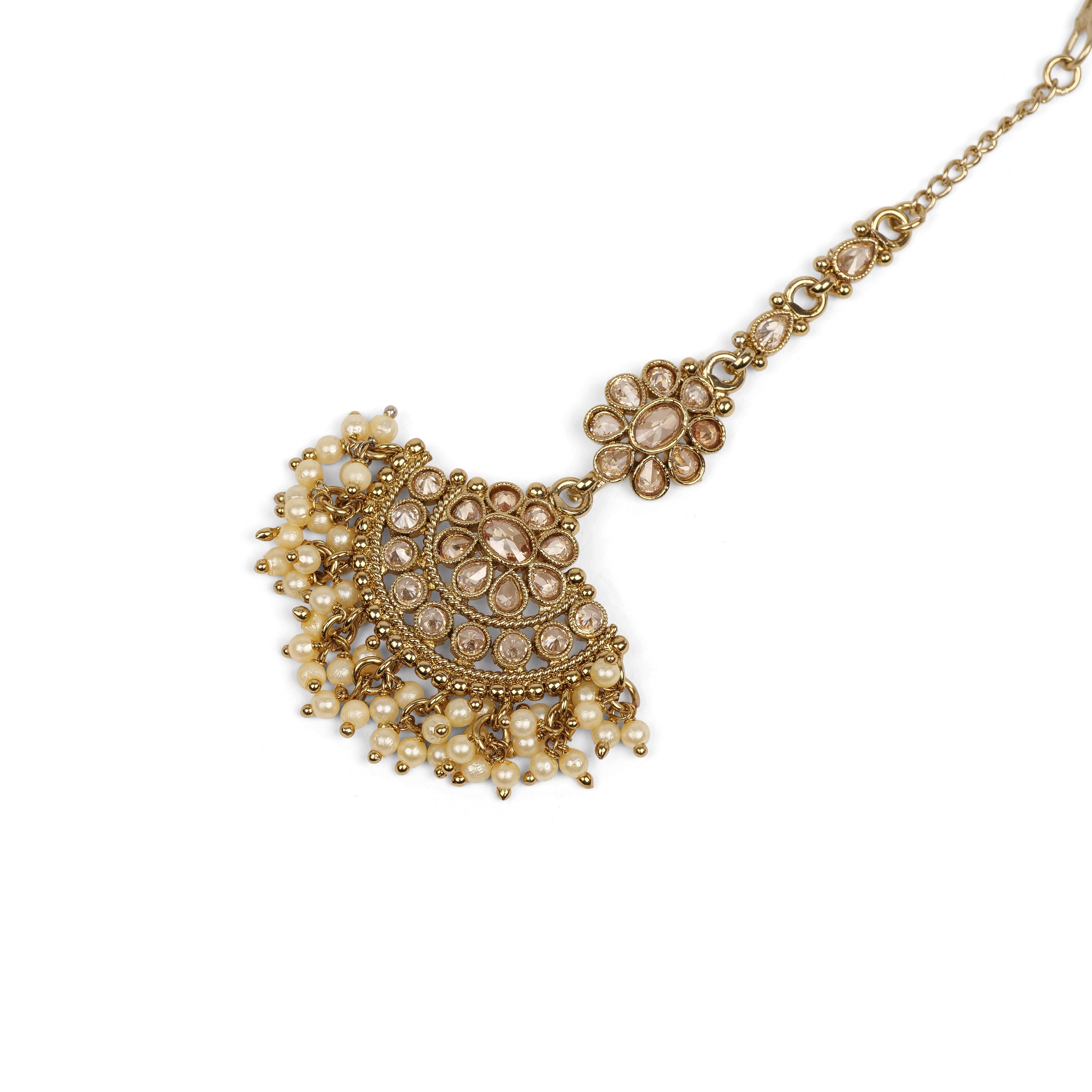 Suhana Maang Tikka in Light Topaz