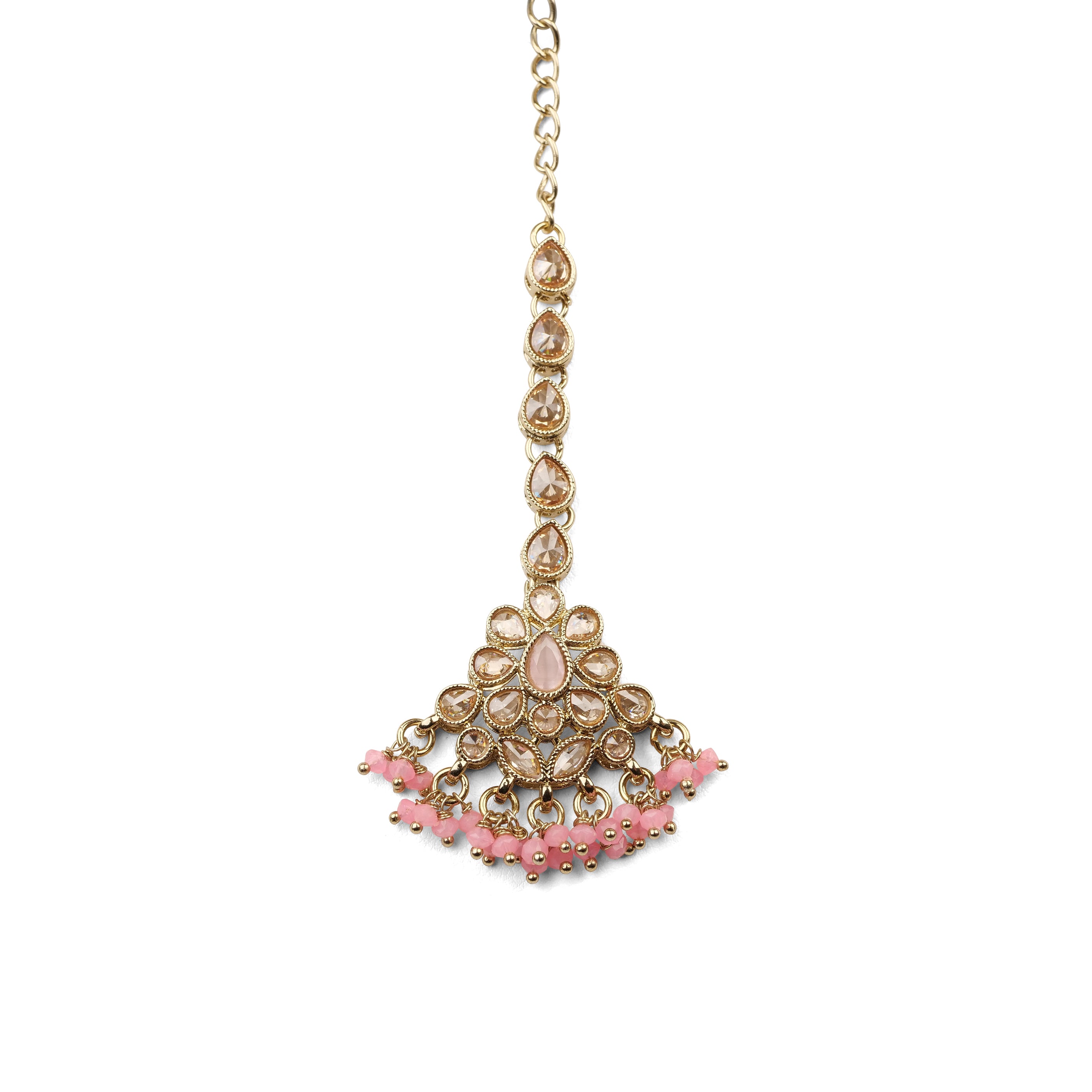 Mehak Maang Tikka in Pink