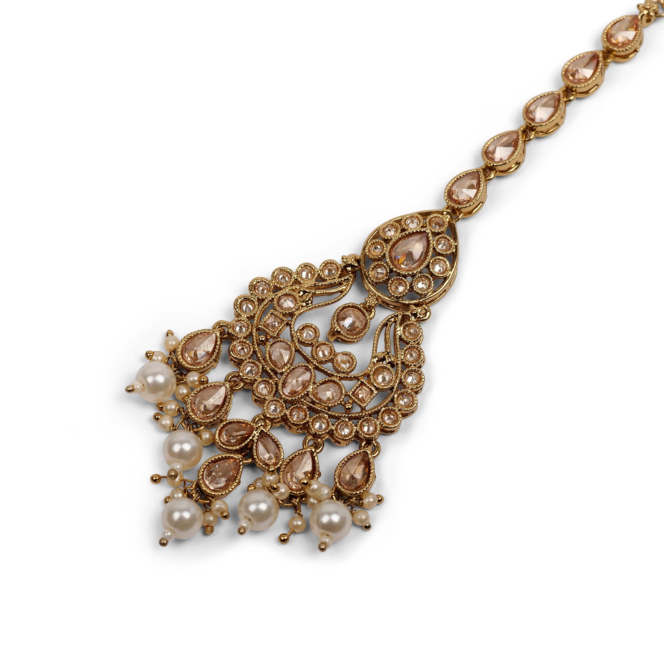 Anara Maang Tikka in Pearl