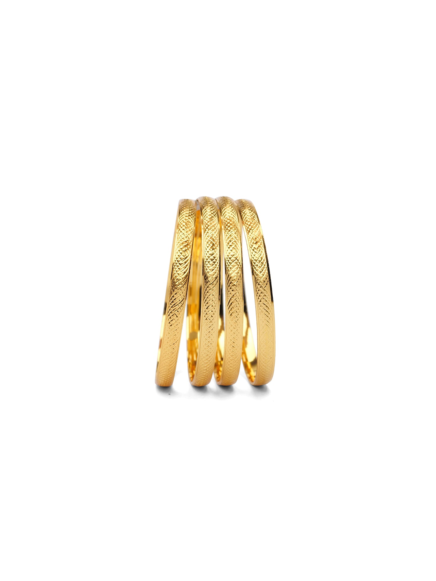 Rajshree Set of 4 Gold Style Bangles