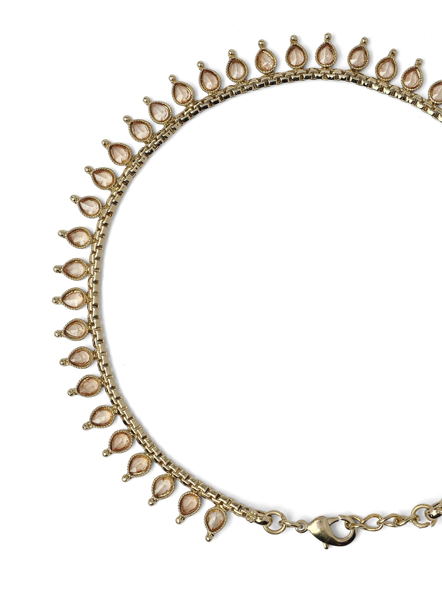 Rayna Anklet in Champagne
