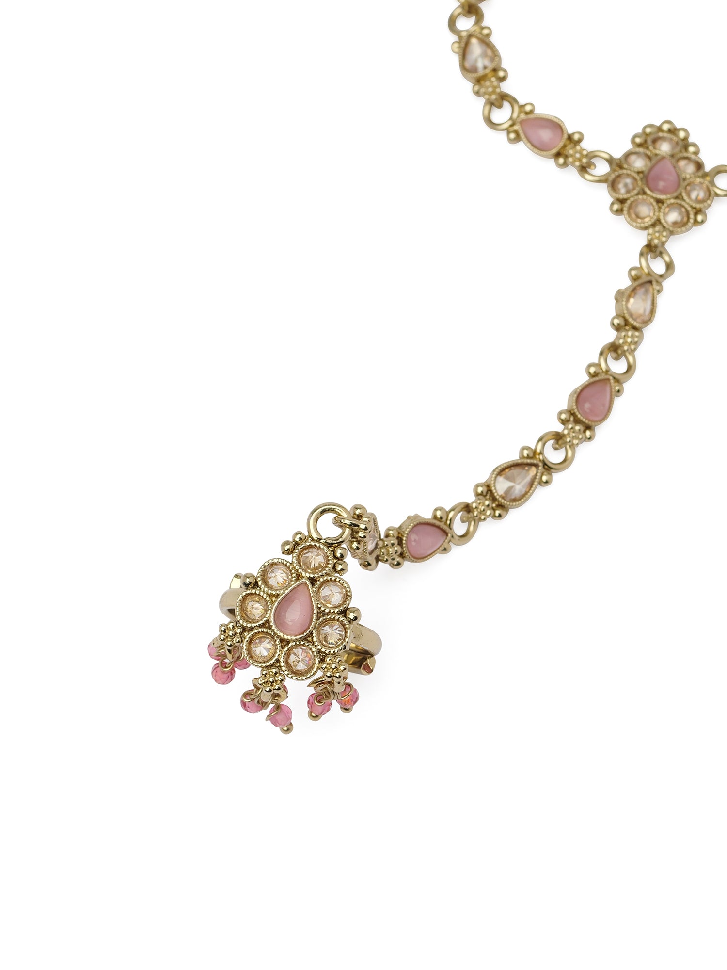 Reema Hand Chain in Light Pink