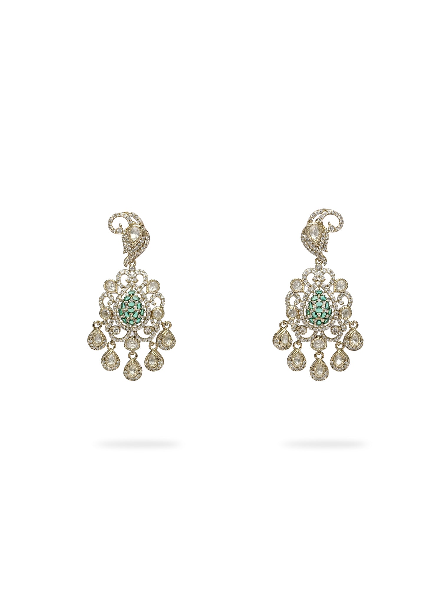 Rehana Necklace Set in Green