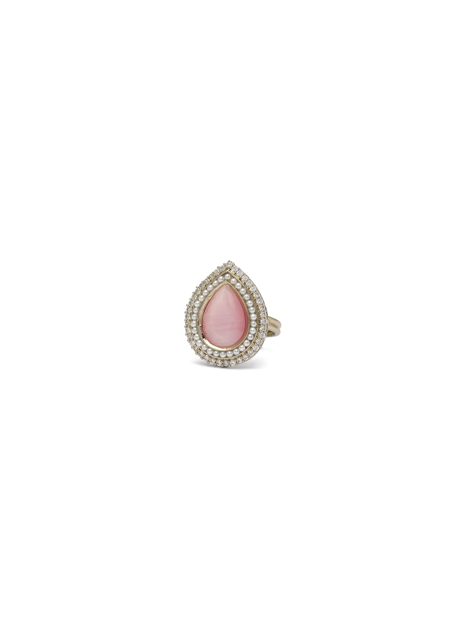 Reyanshi Ring in Pearl and Light Pink