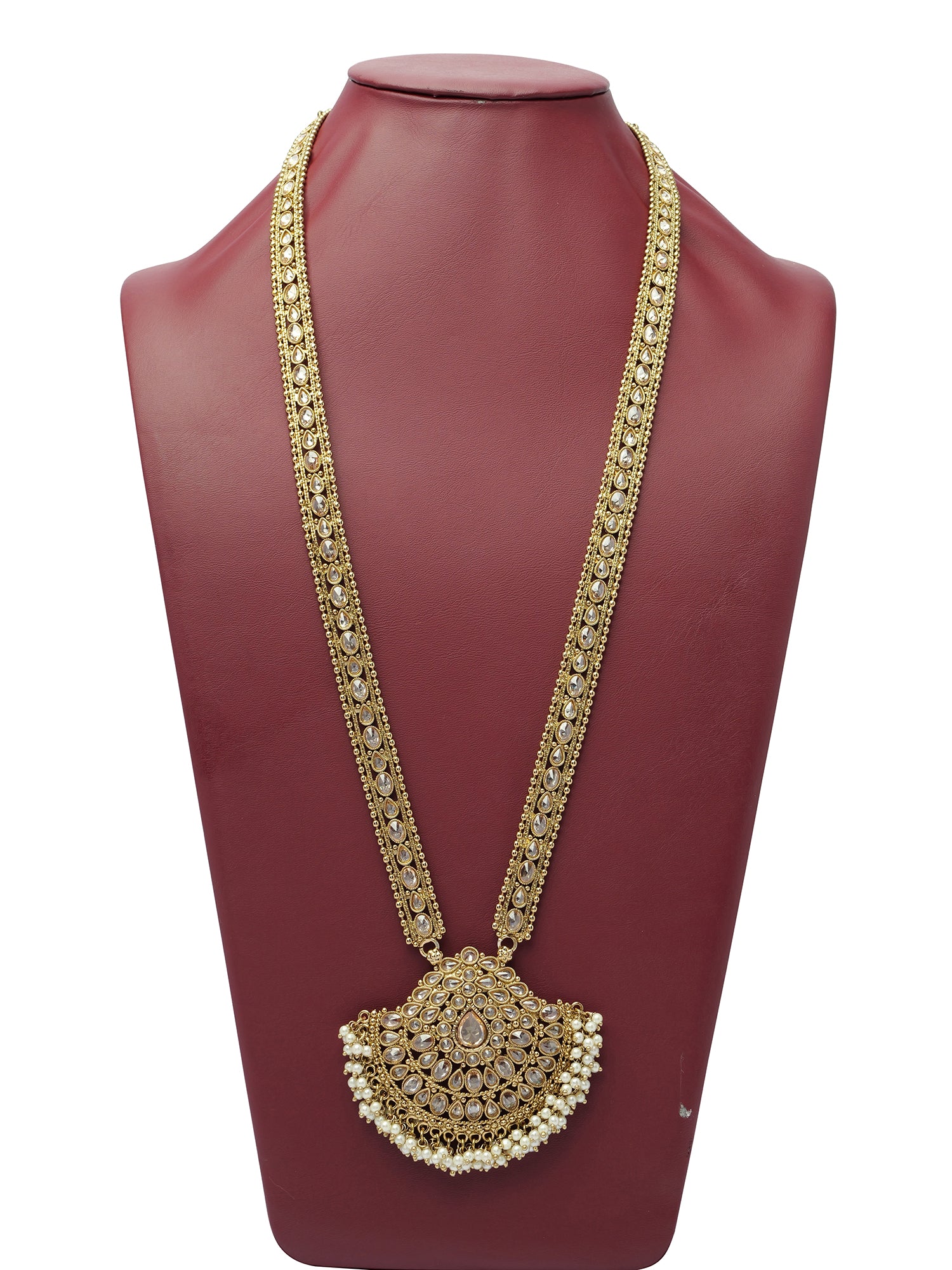 Ruhani Rani Haar in Pearl and Champagne