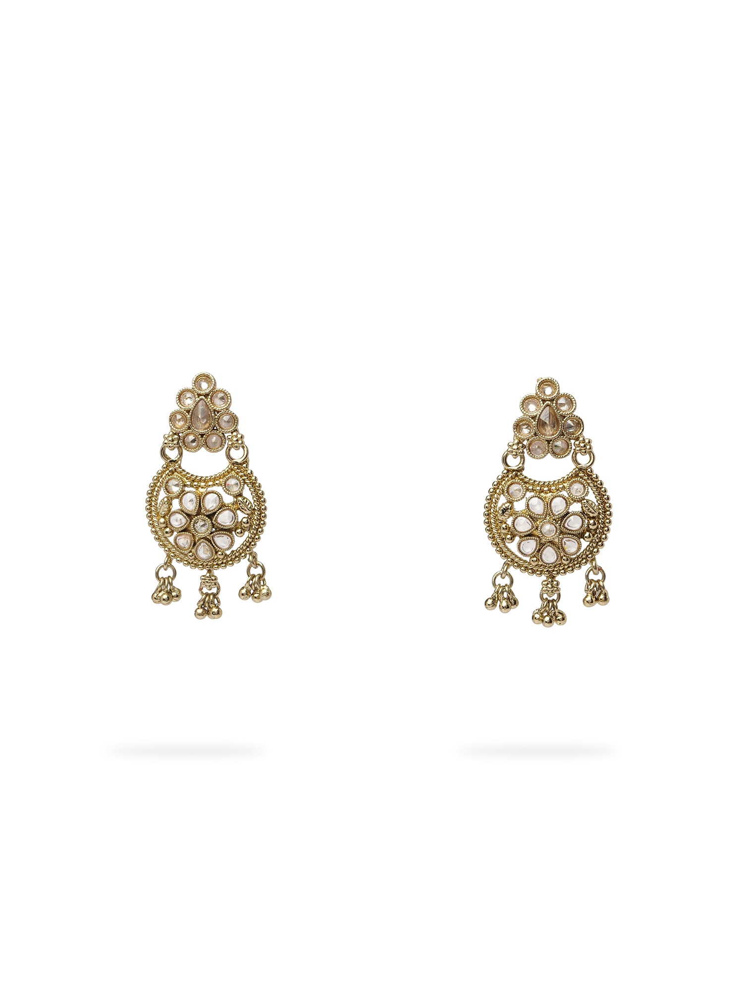 Saara Earrings in Antique Gold