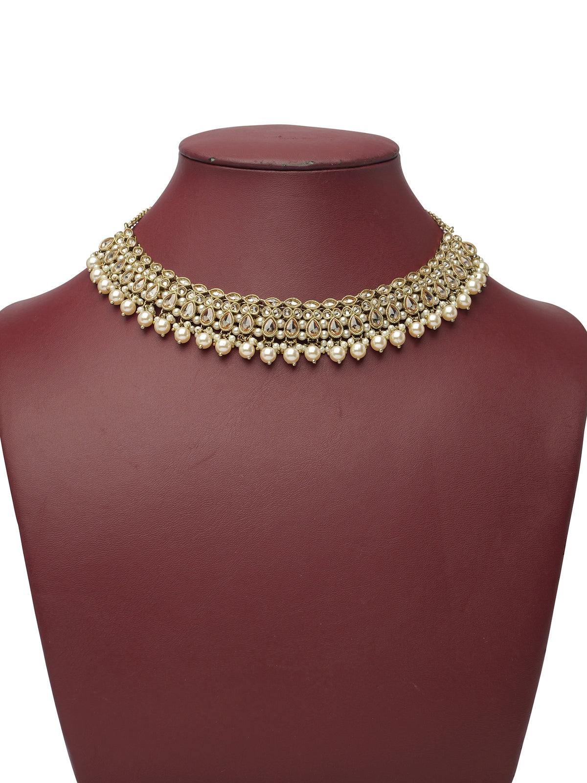 Samira Necklace Set in Champagne