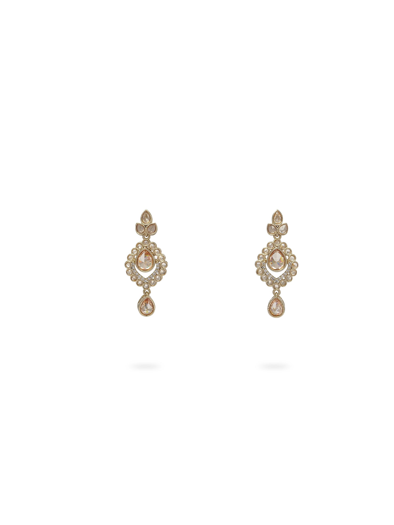 Sapna Small Earrings in Champagne