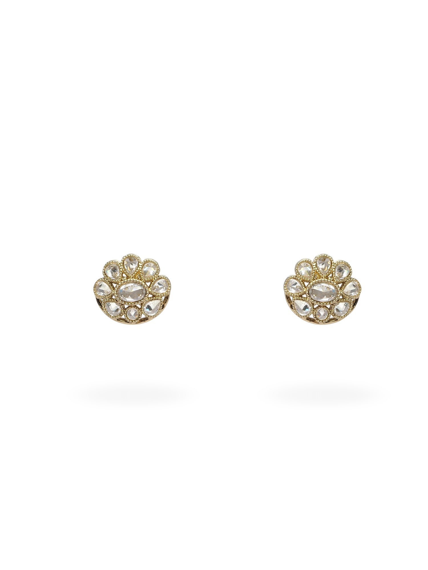 Sasha Ear Studs in White