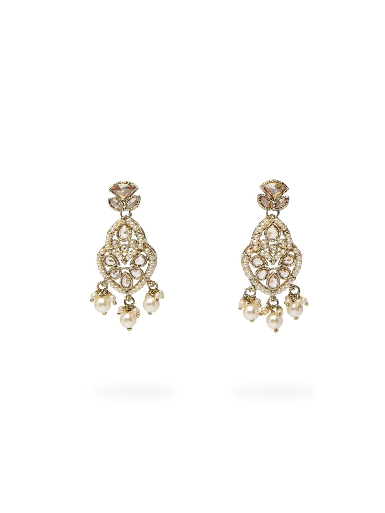 Shalina Necklace Set in Champagne