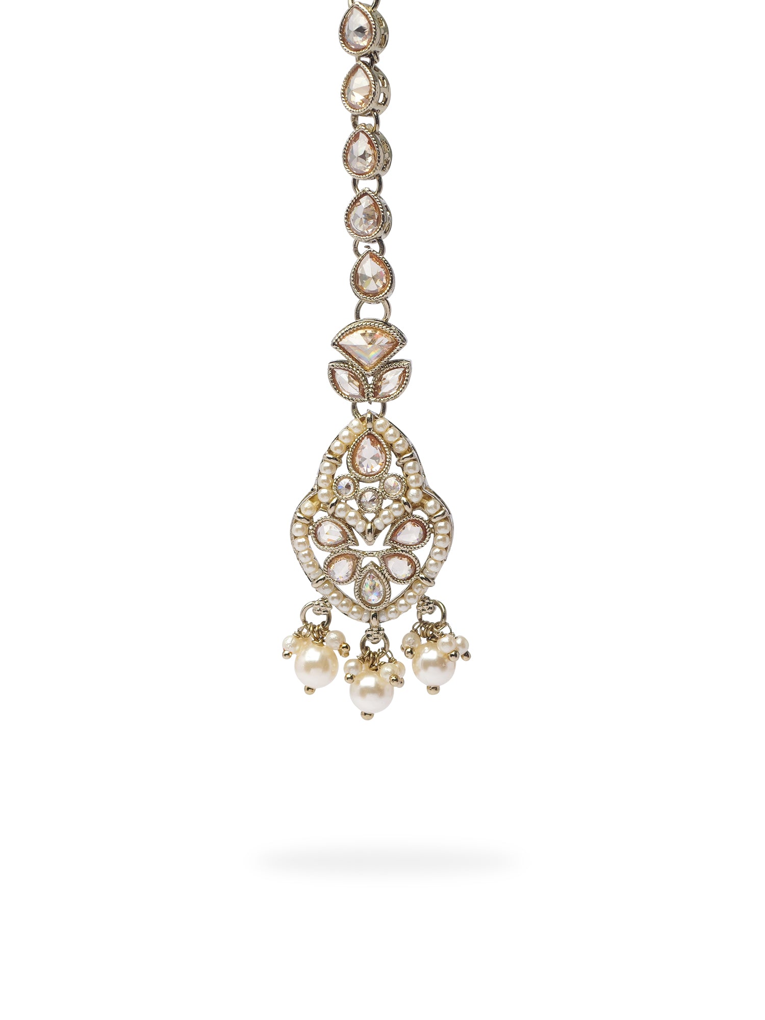 Shalina Necklace Set in Champagne