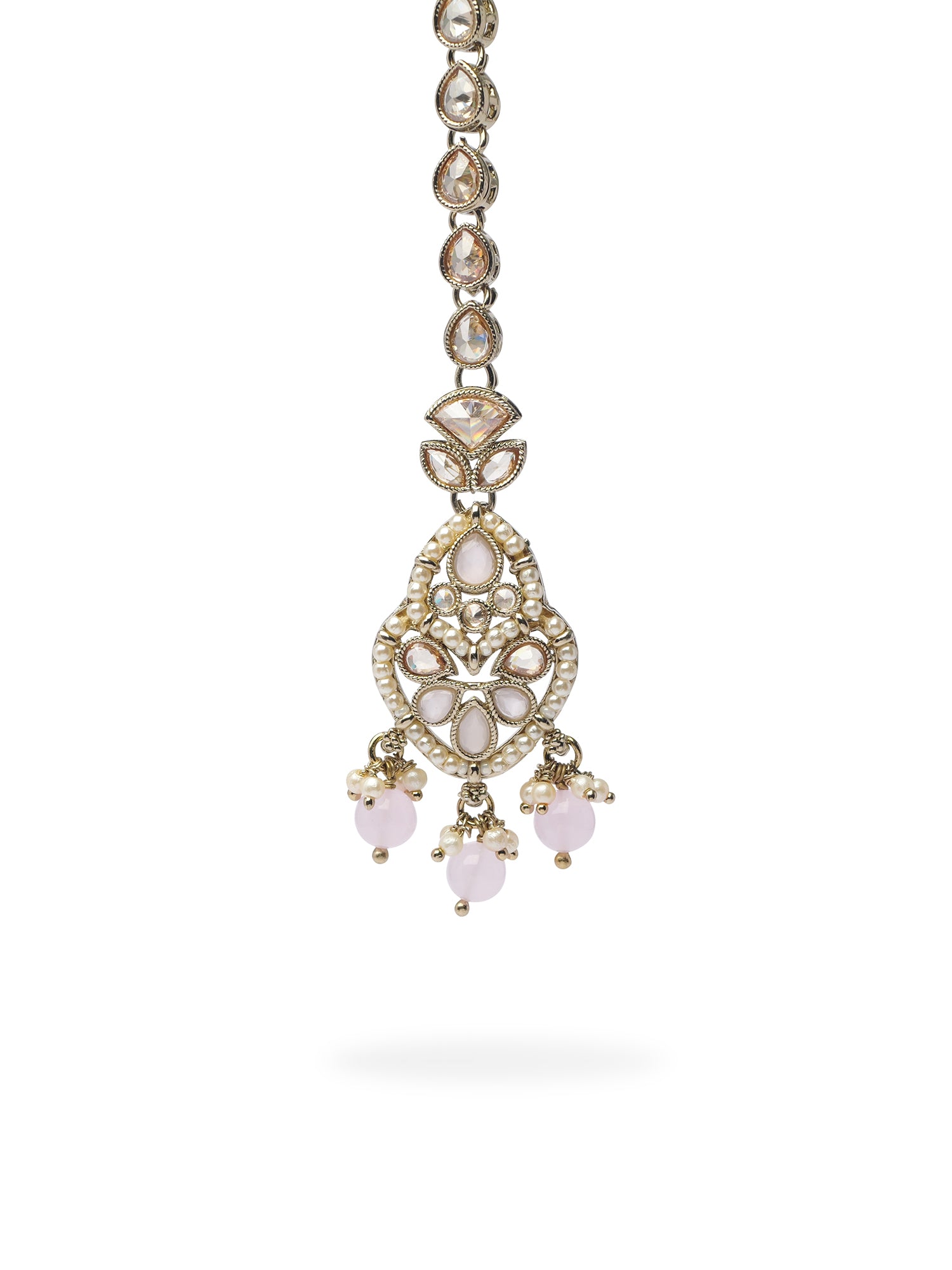 Shalina Necklace Set in Light Pink