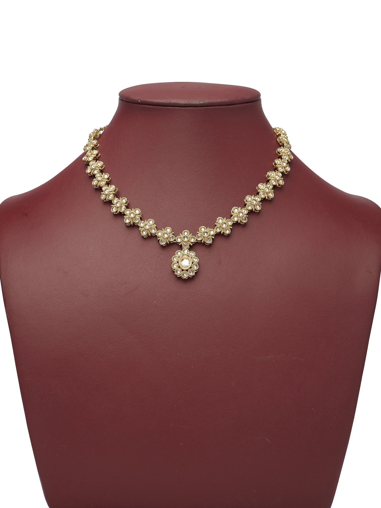 Shruti Necklace Set in Champagne