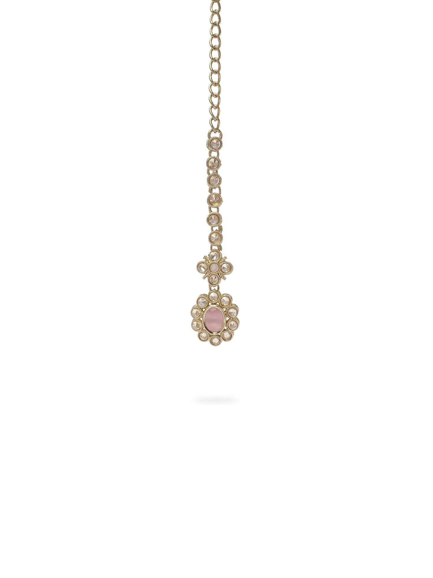 Shruti Necklace Set in Light Pink