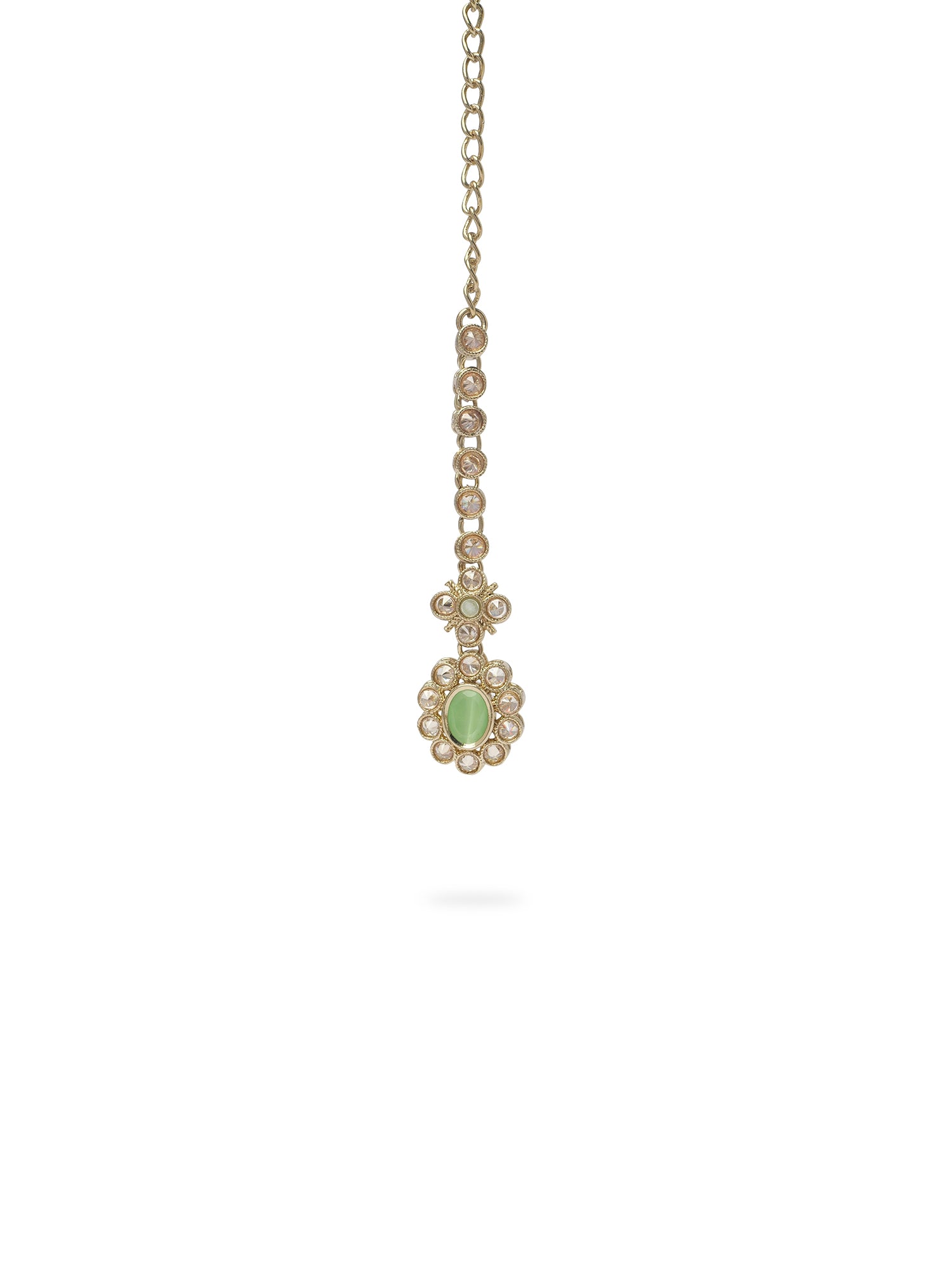 Shruti Necklace Set in Mint