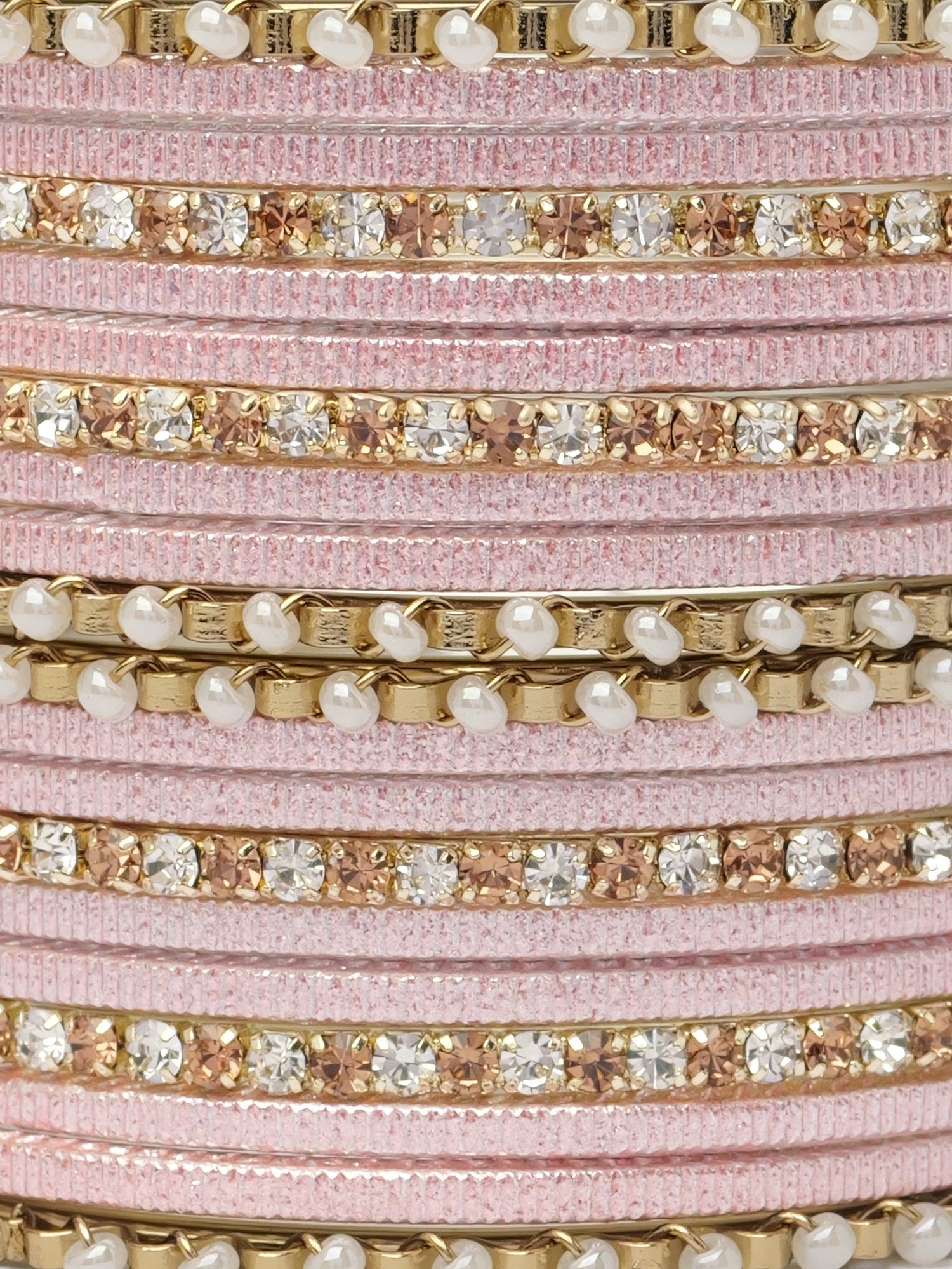 Siara Children's Bangle Set in Light Pink