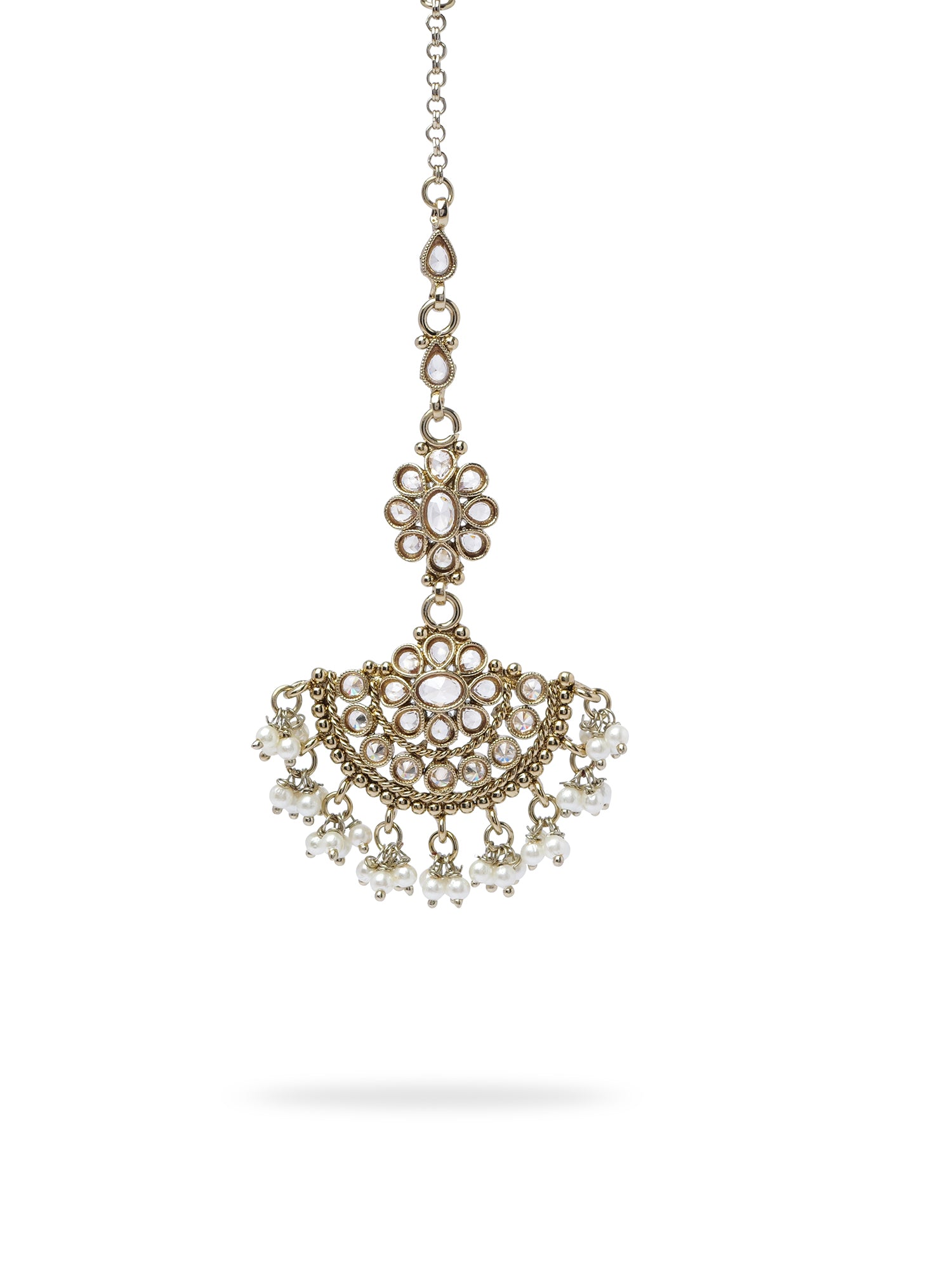 Suhana Maang Tikka in Light Topaz