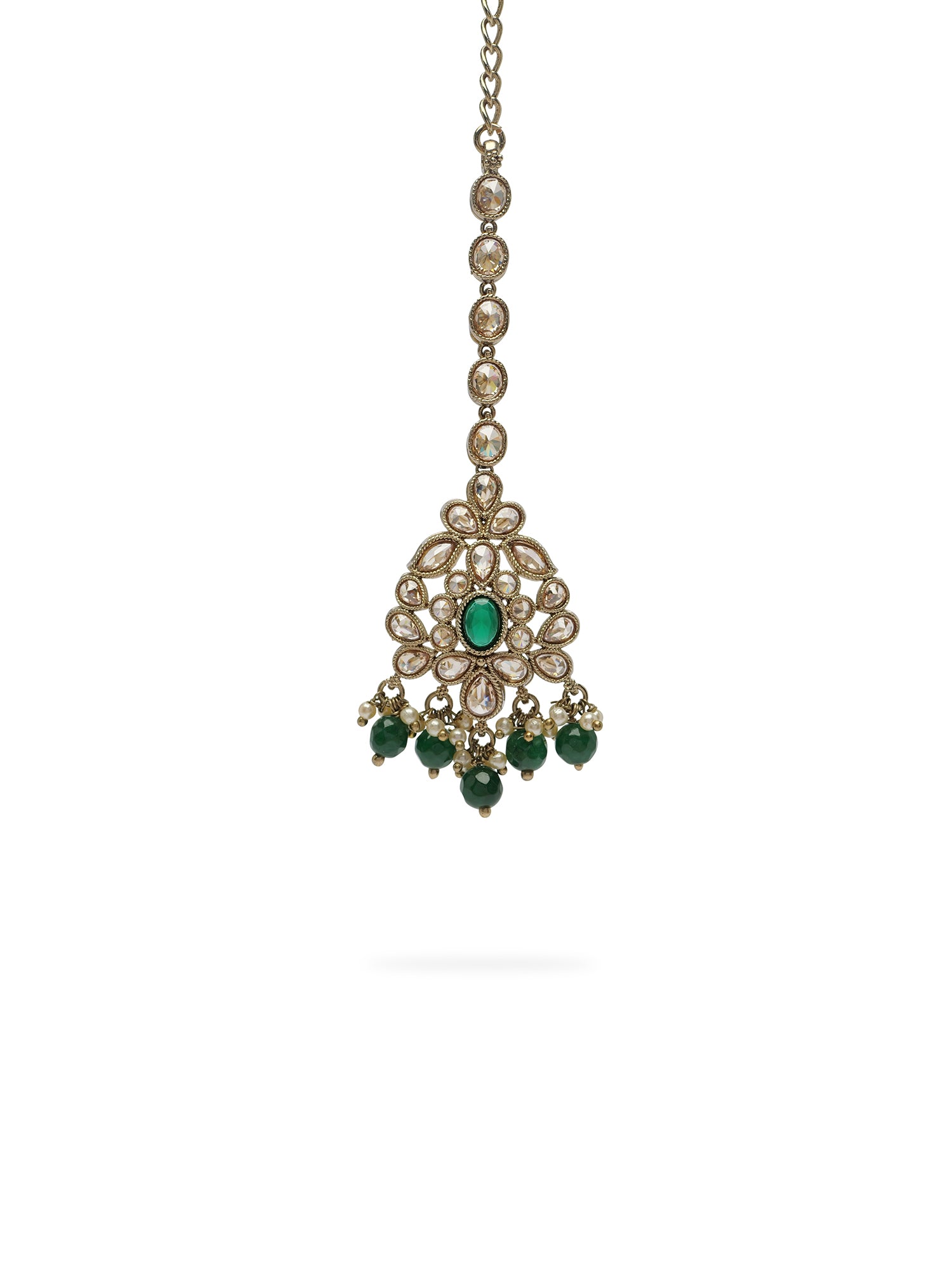 Suhani Necklace Set in Green
