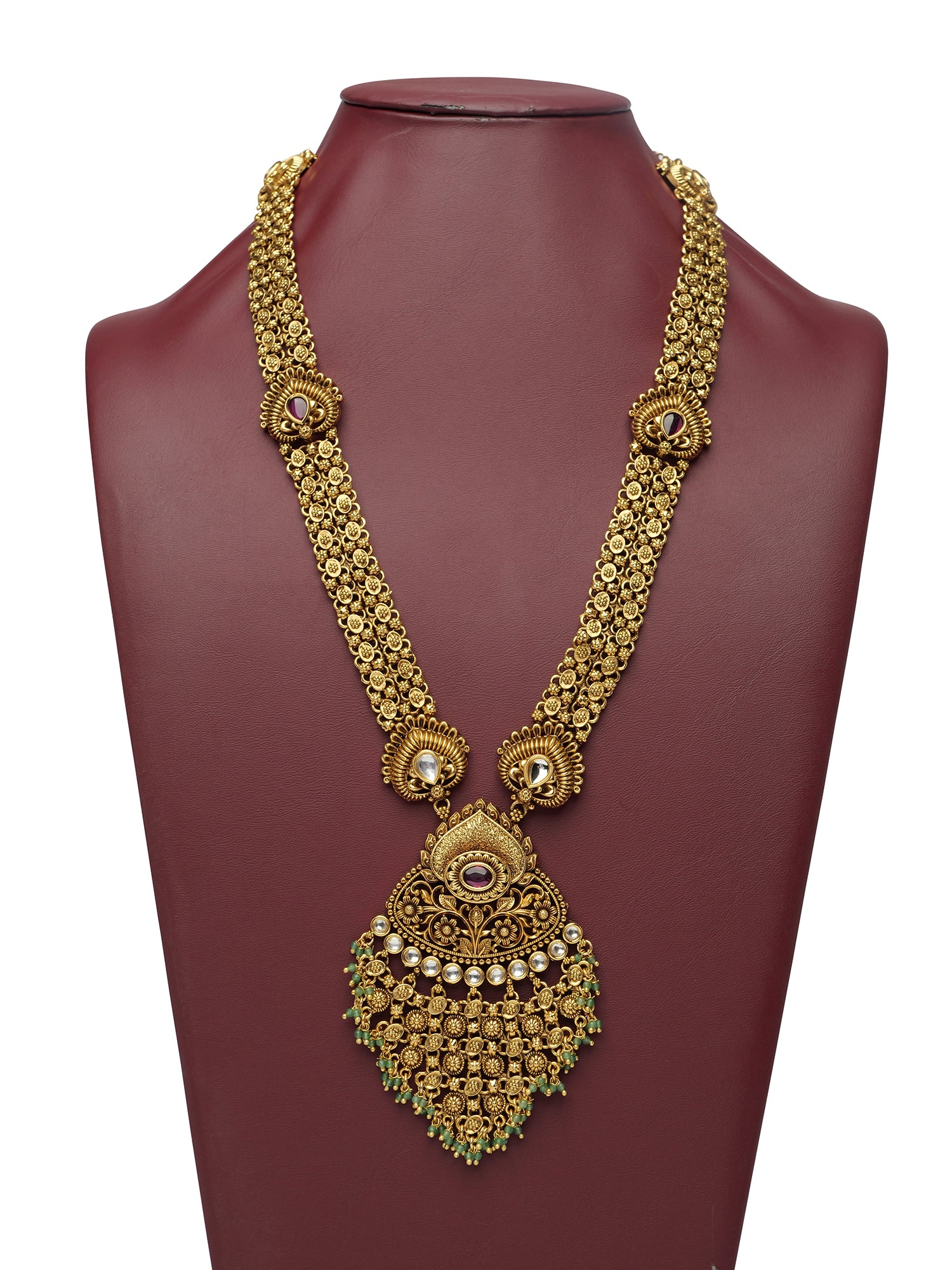 Sundari Kundan Rani Haar in Multi