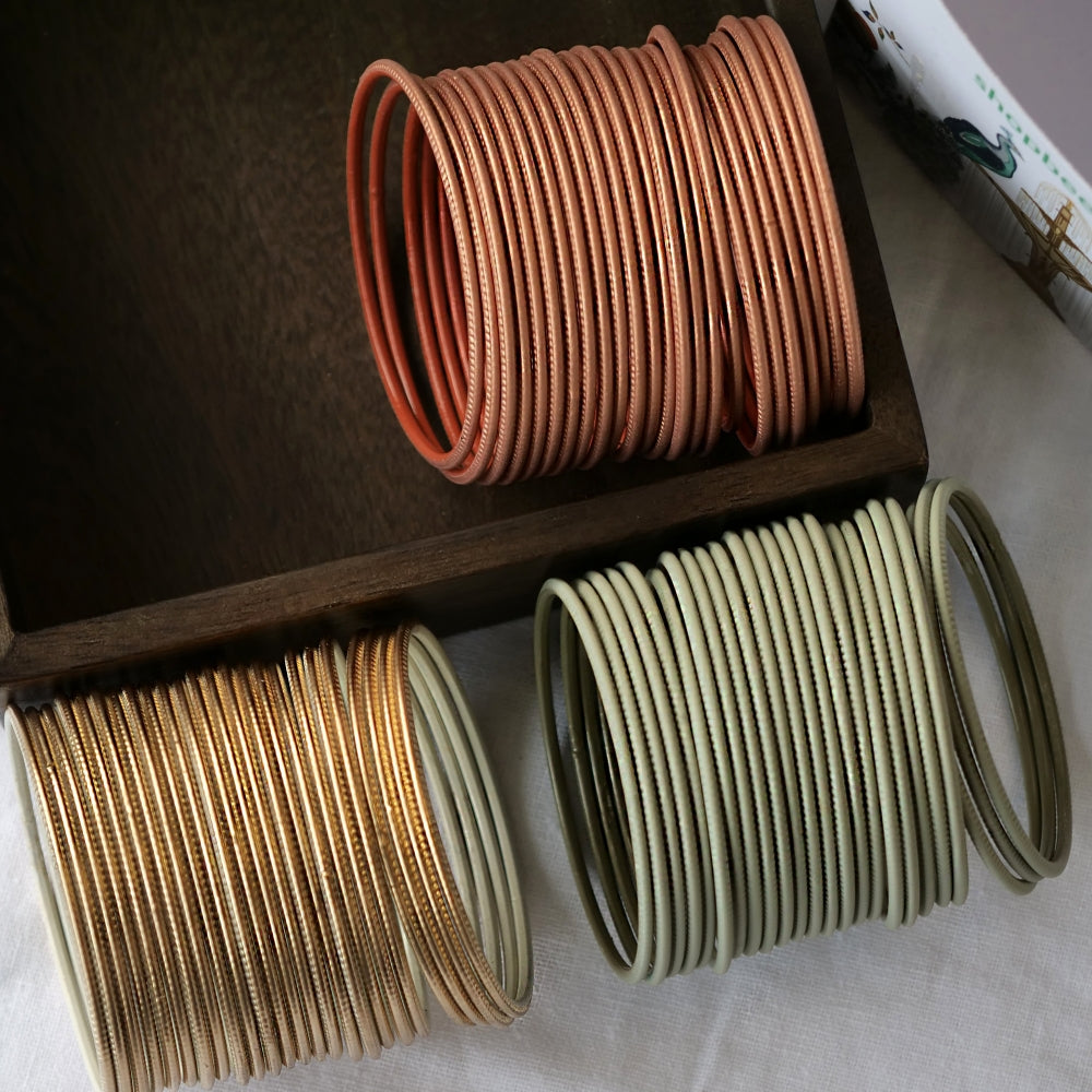 Forest Green Plain Bangles