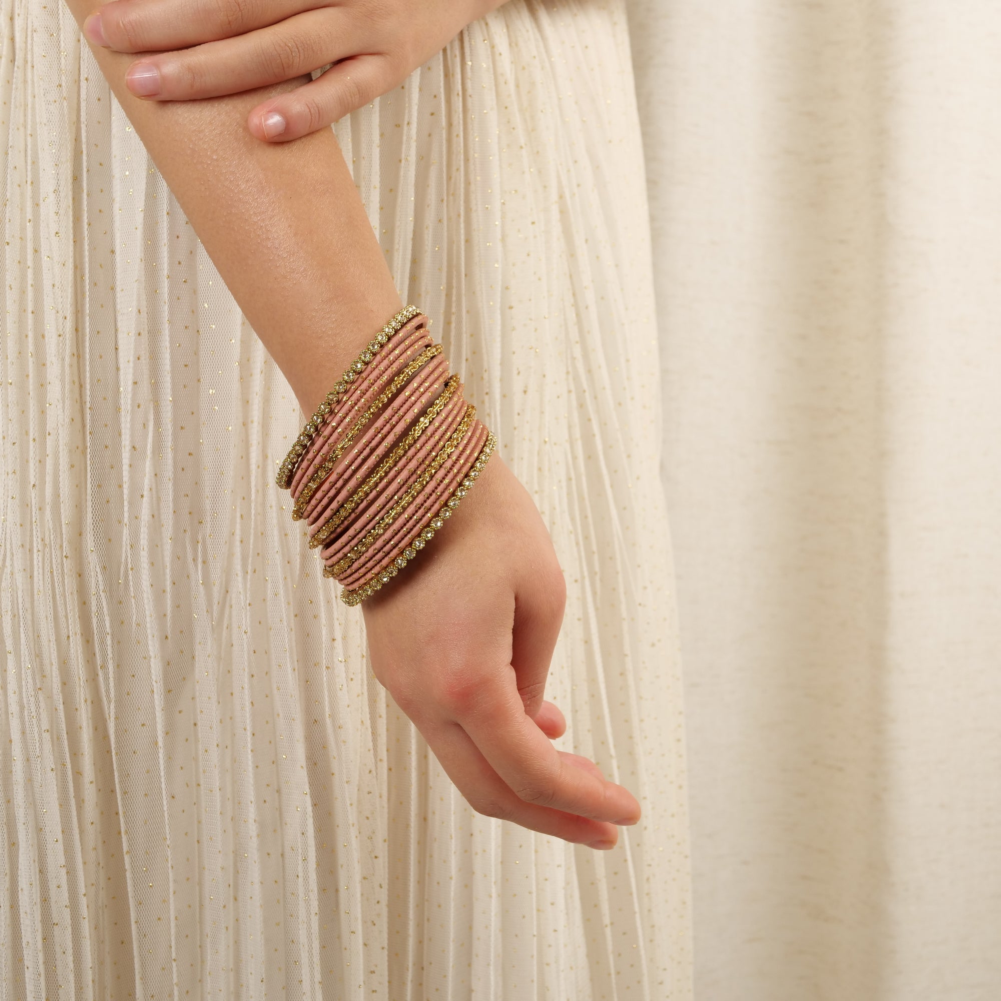 Timeless Antique and Terracotta Bangle Set