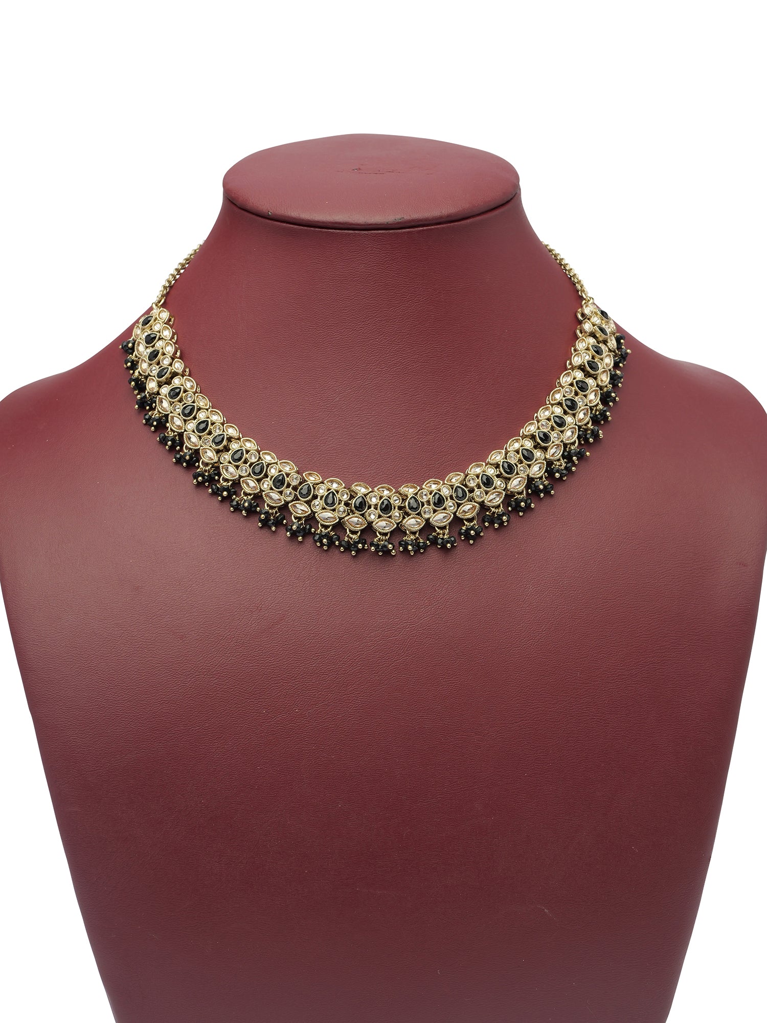 Tamira Necklace Set in Black